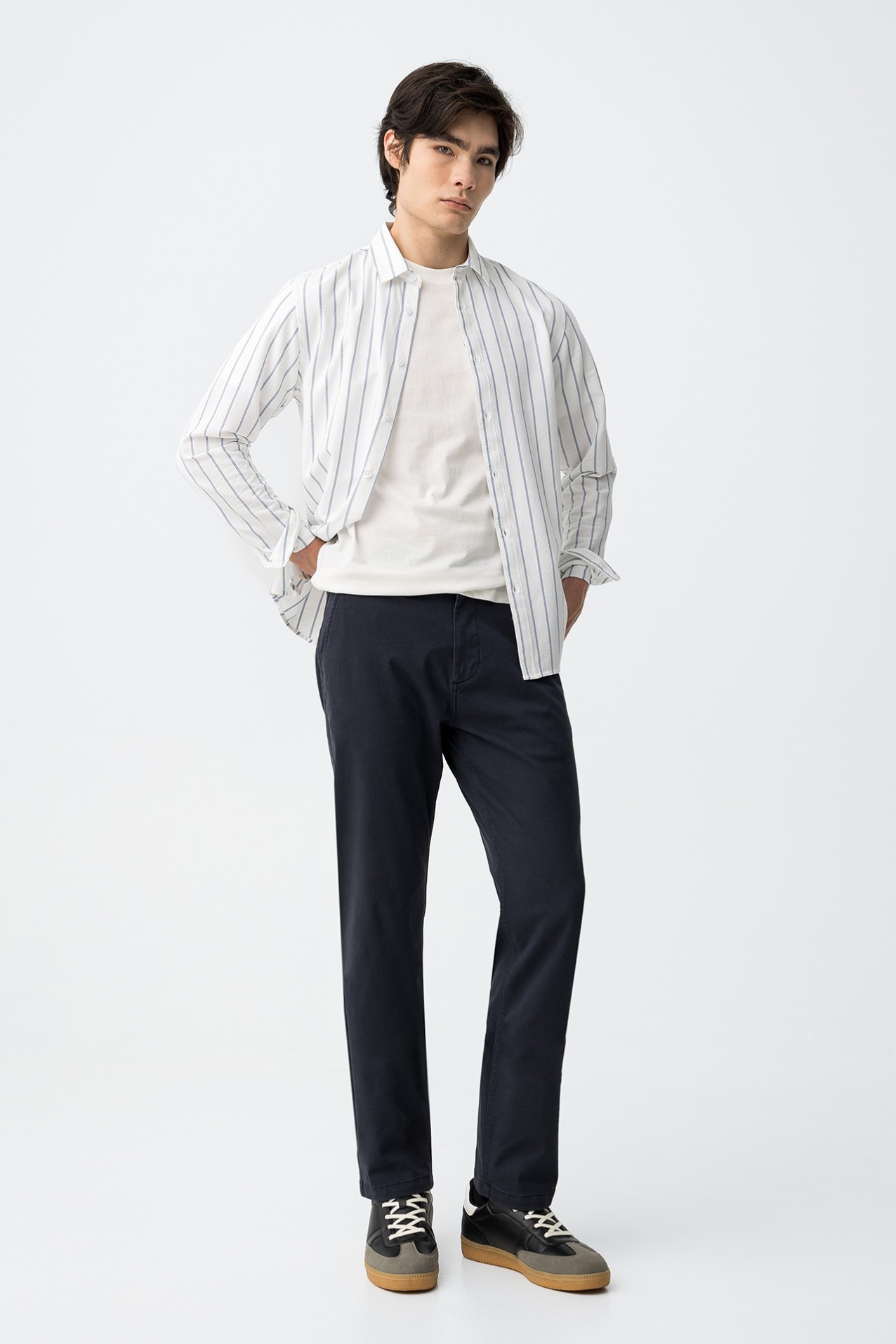 Blue Relaxed Fit Trousers