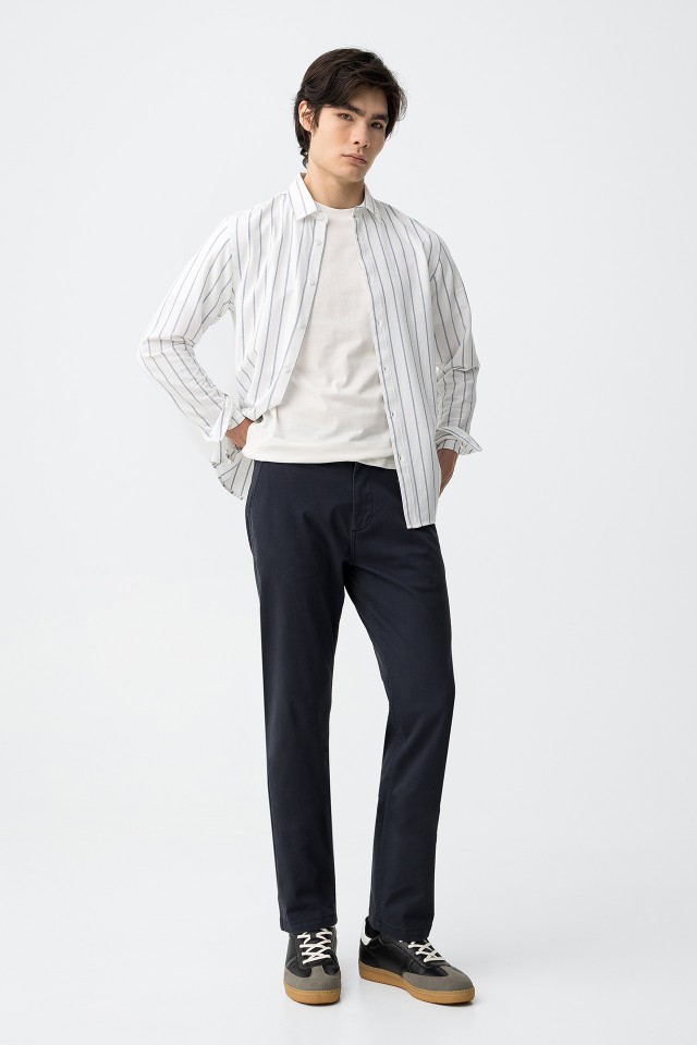 Blue Relaxed Fit Trousers Blue Relaxed Fit Trousers