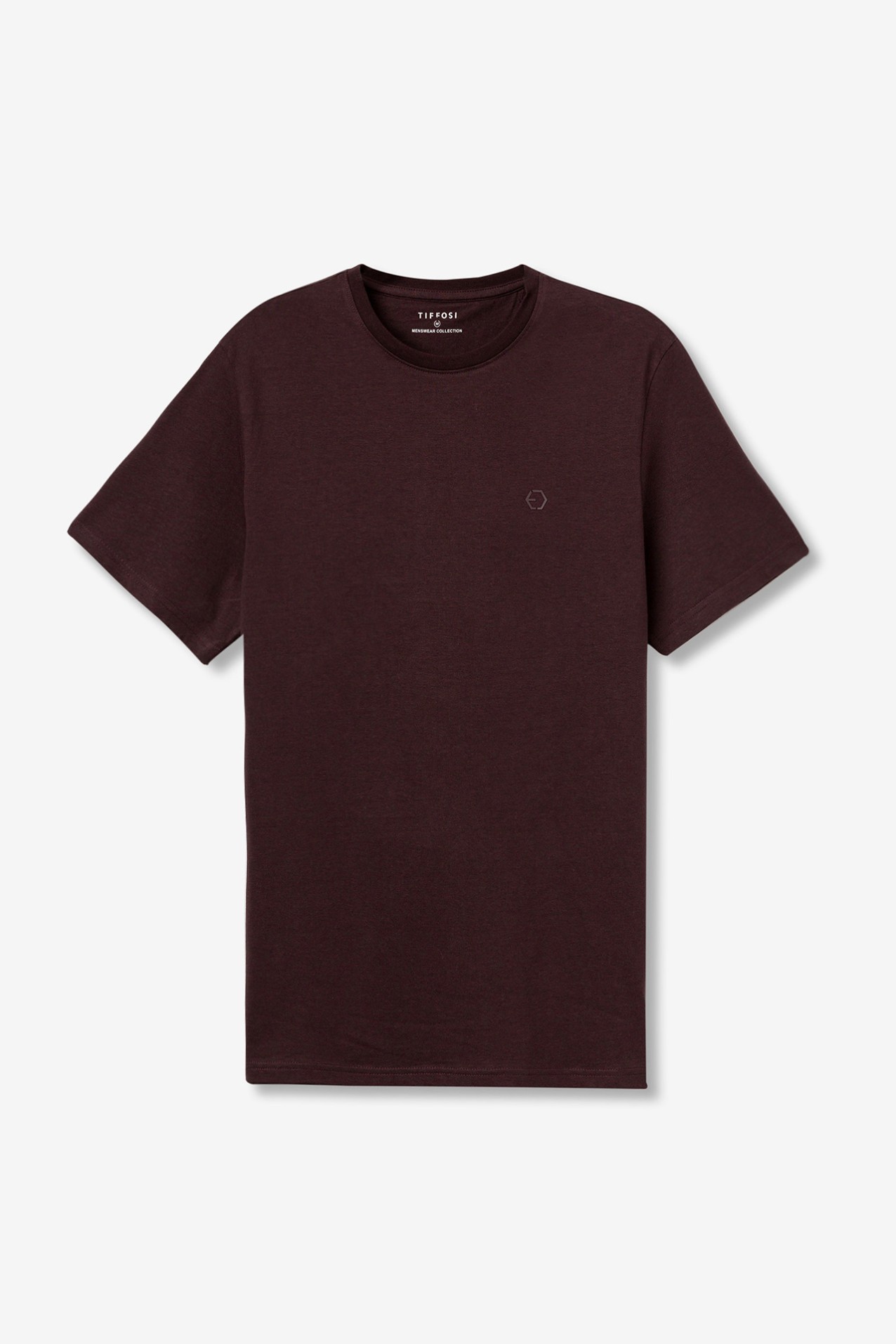 Cotton T-shirt with Embossed Detail
