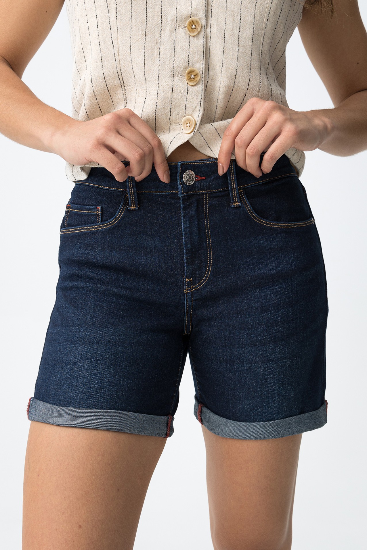 Cal��es denim azul escuro