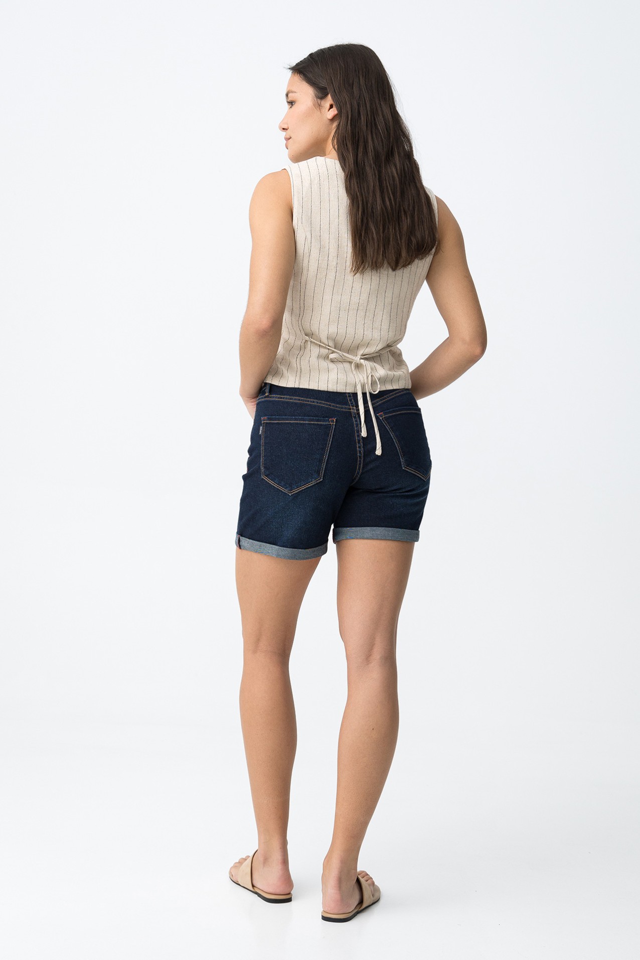 Cal��es denim azul escuro