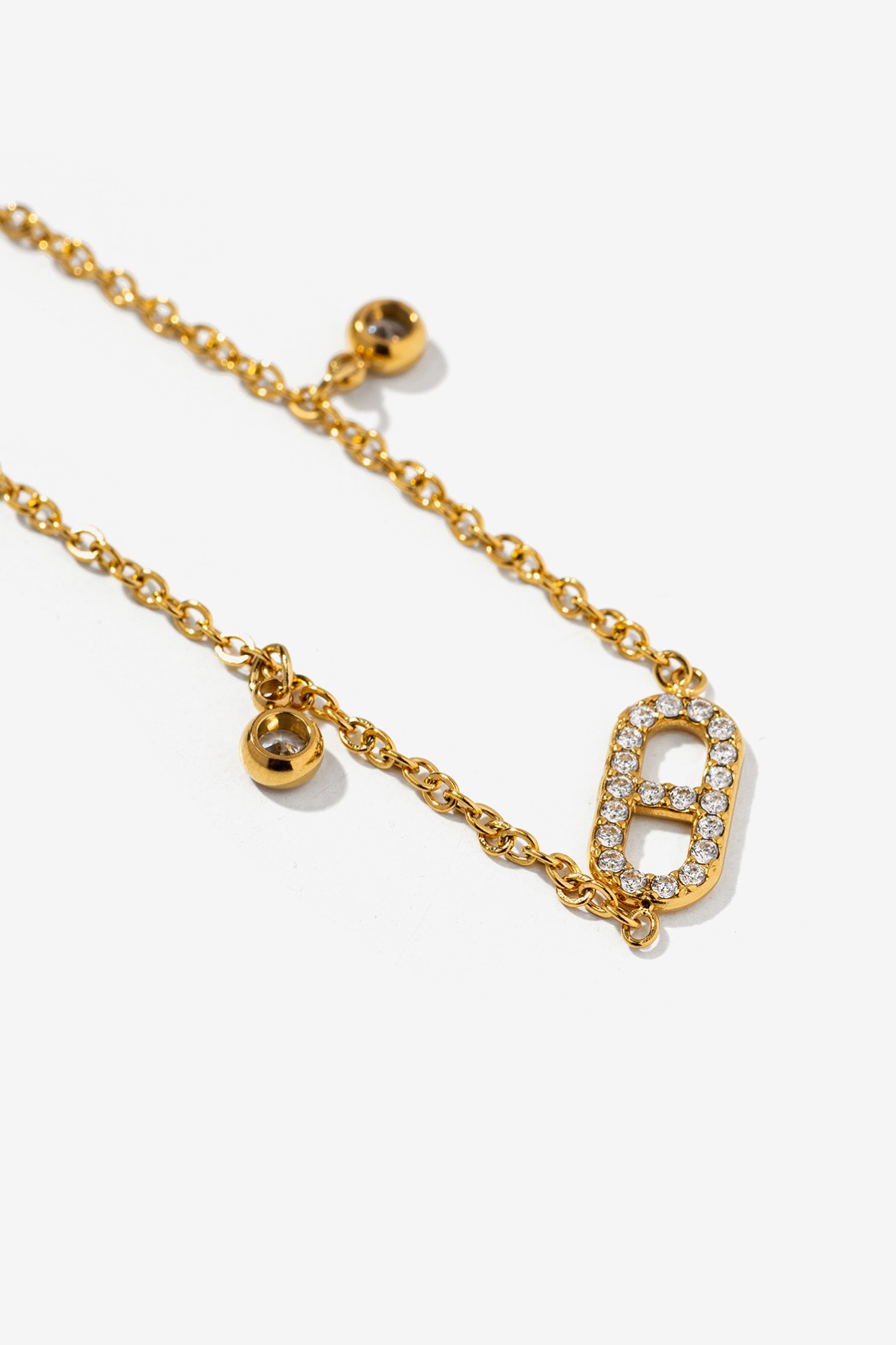 Gold Initial Anklet