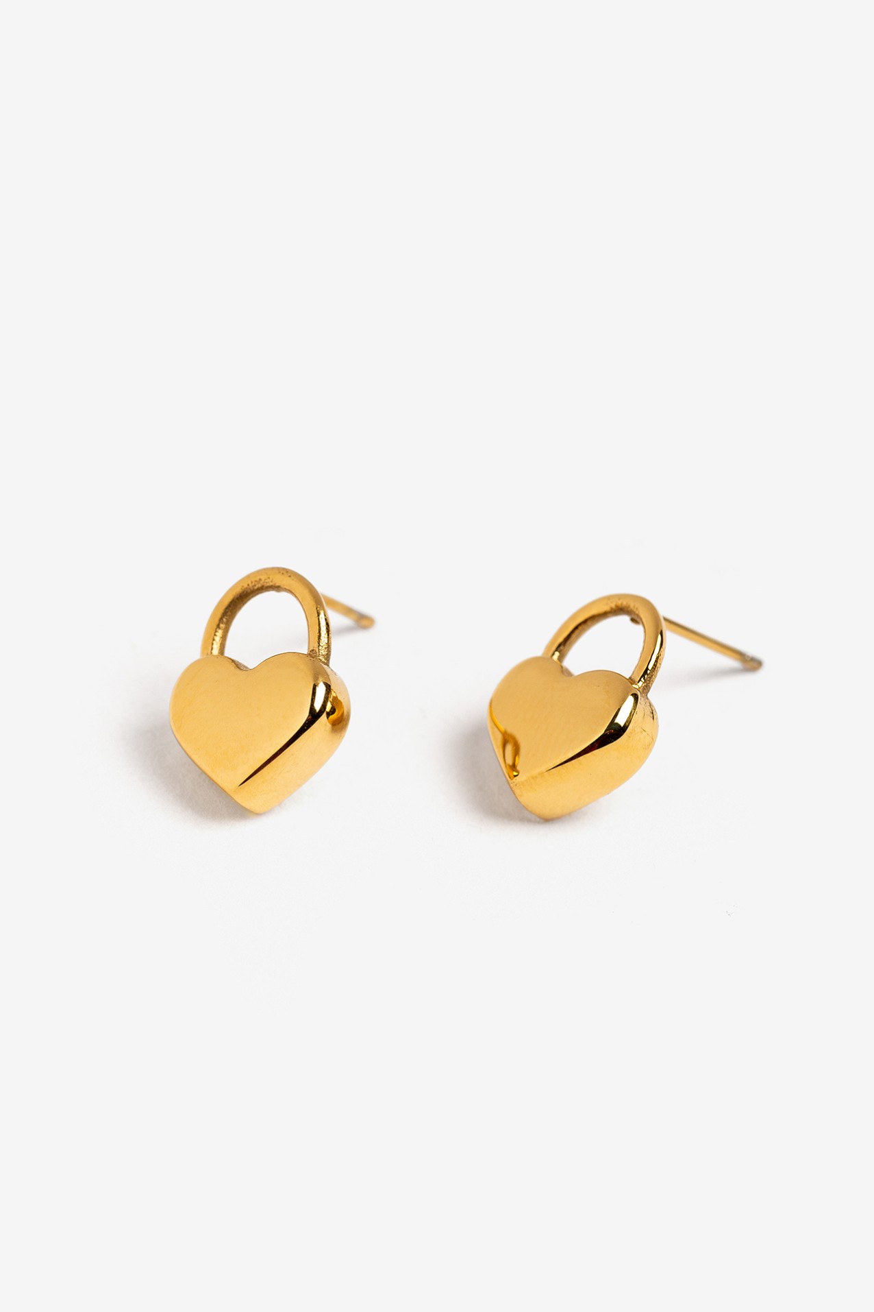 Golden Heart Earrings