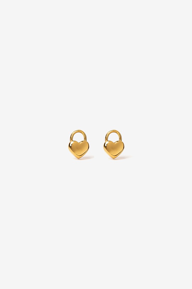Golden Heart Earrings