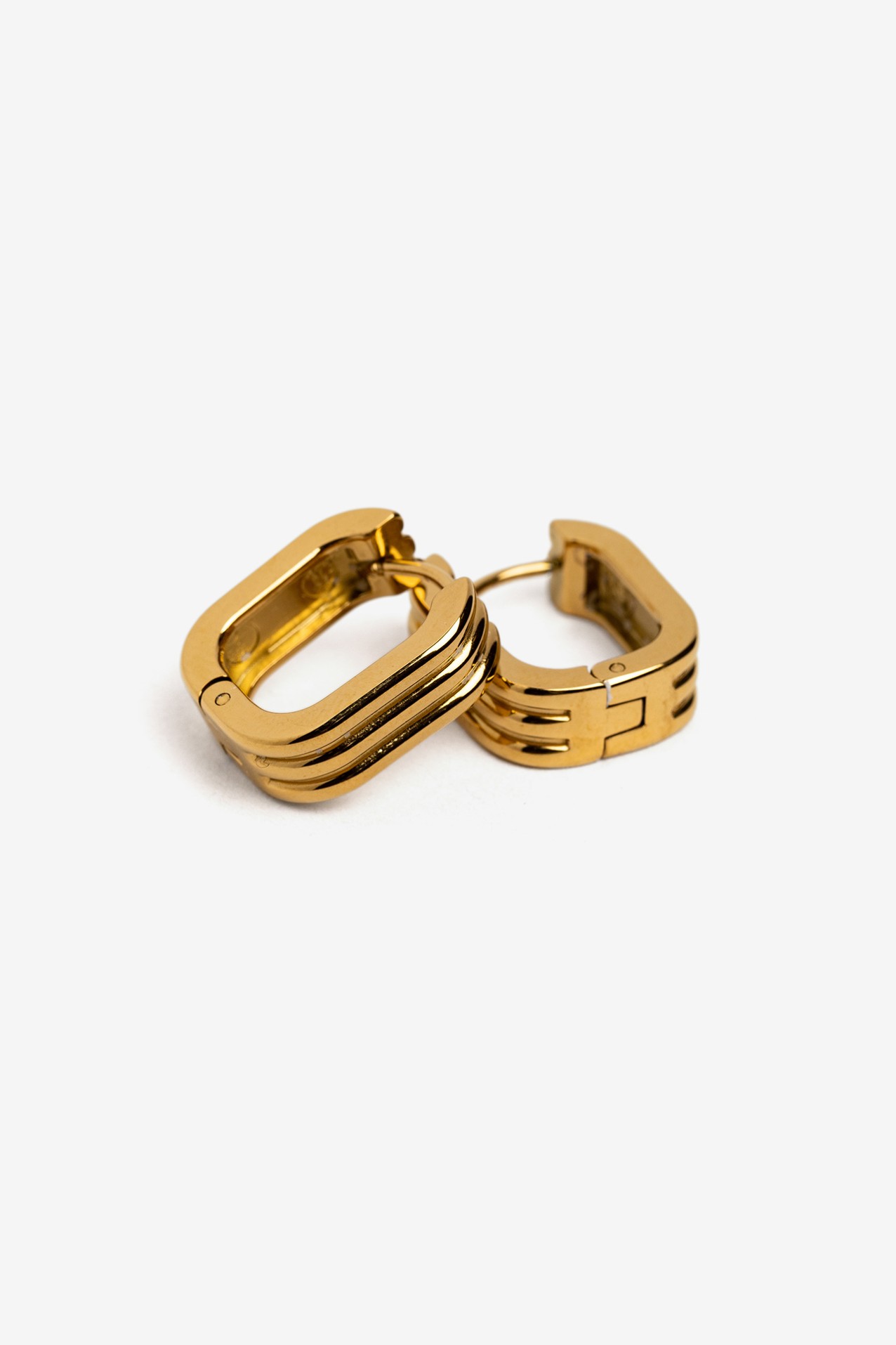 Golden Hoop Earrings