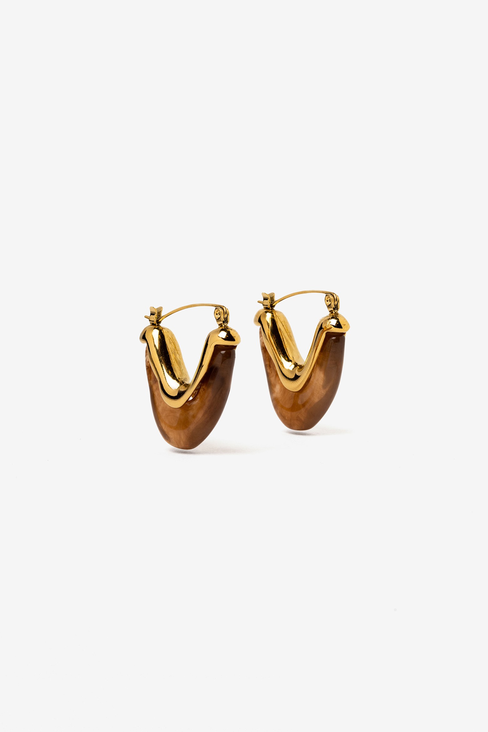 Golden Hoop Earrings