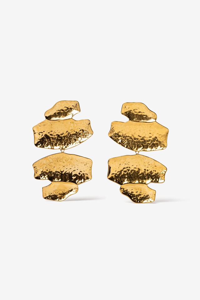 Golden Statement Earrings