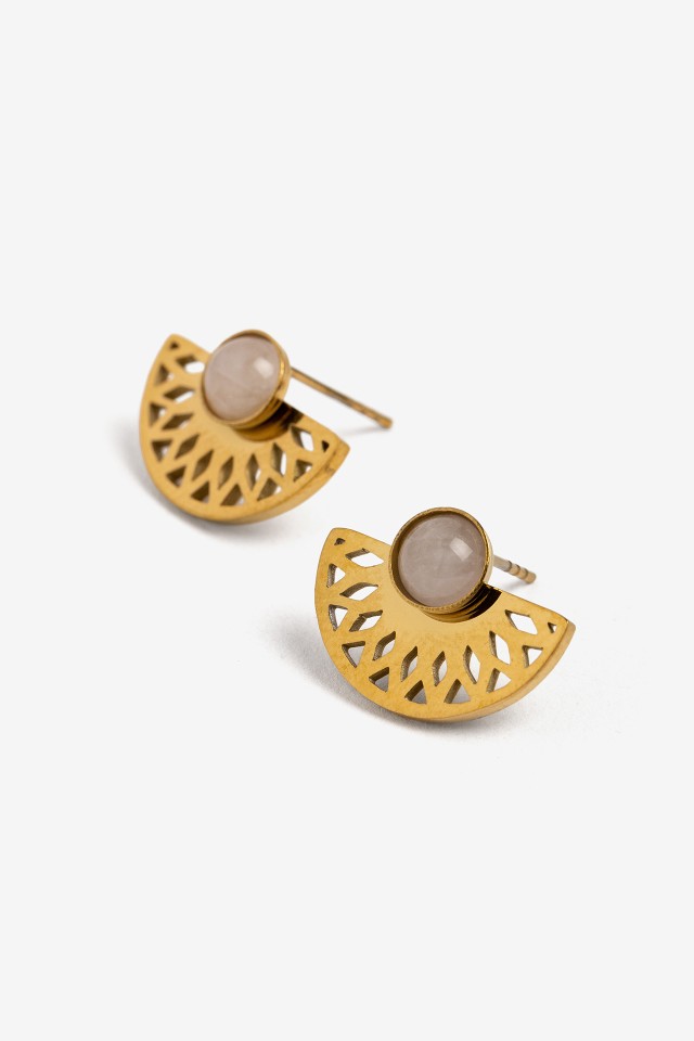 Golden Half-Moon Earrings Golden Half-Moon Earrings
