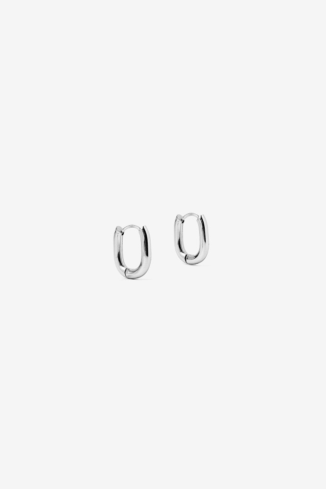 Silver Hoop Earrings