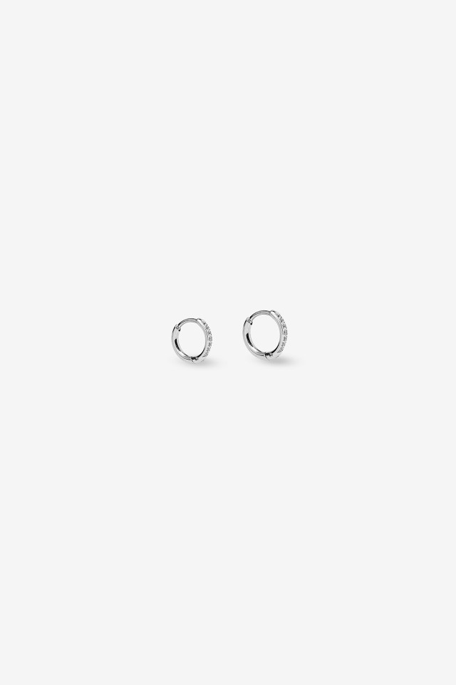 Silver Crystal Earrings