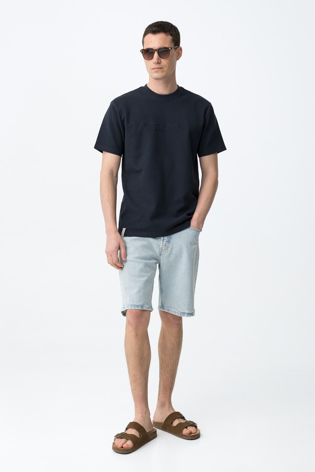 Cal��es relaxed fit azul claro