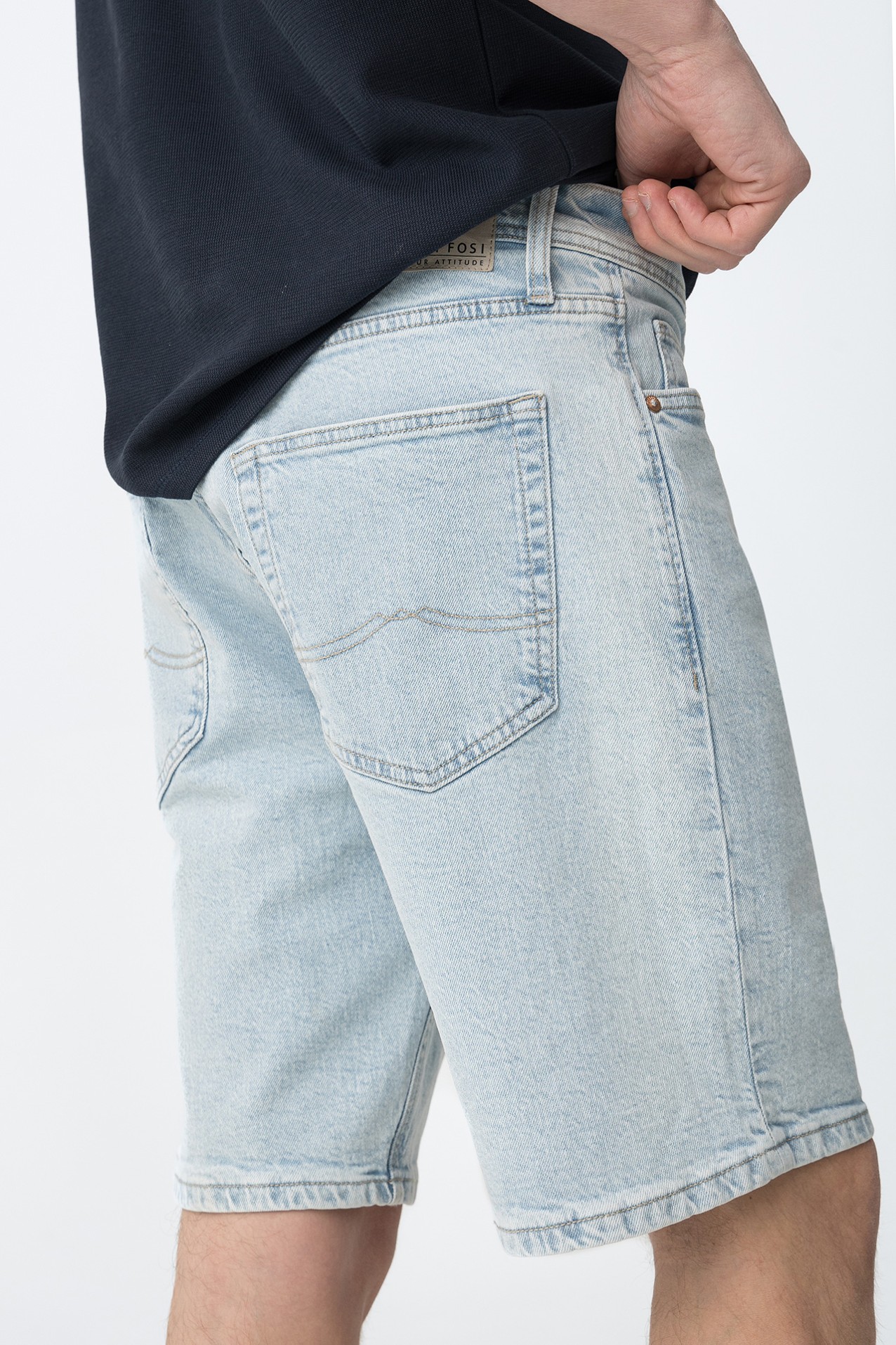 Cal��es relaxed fit azul claro