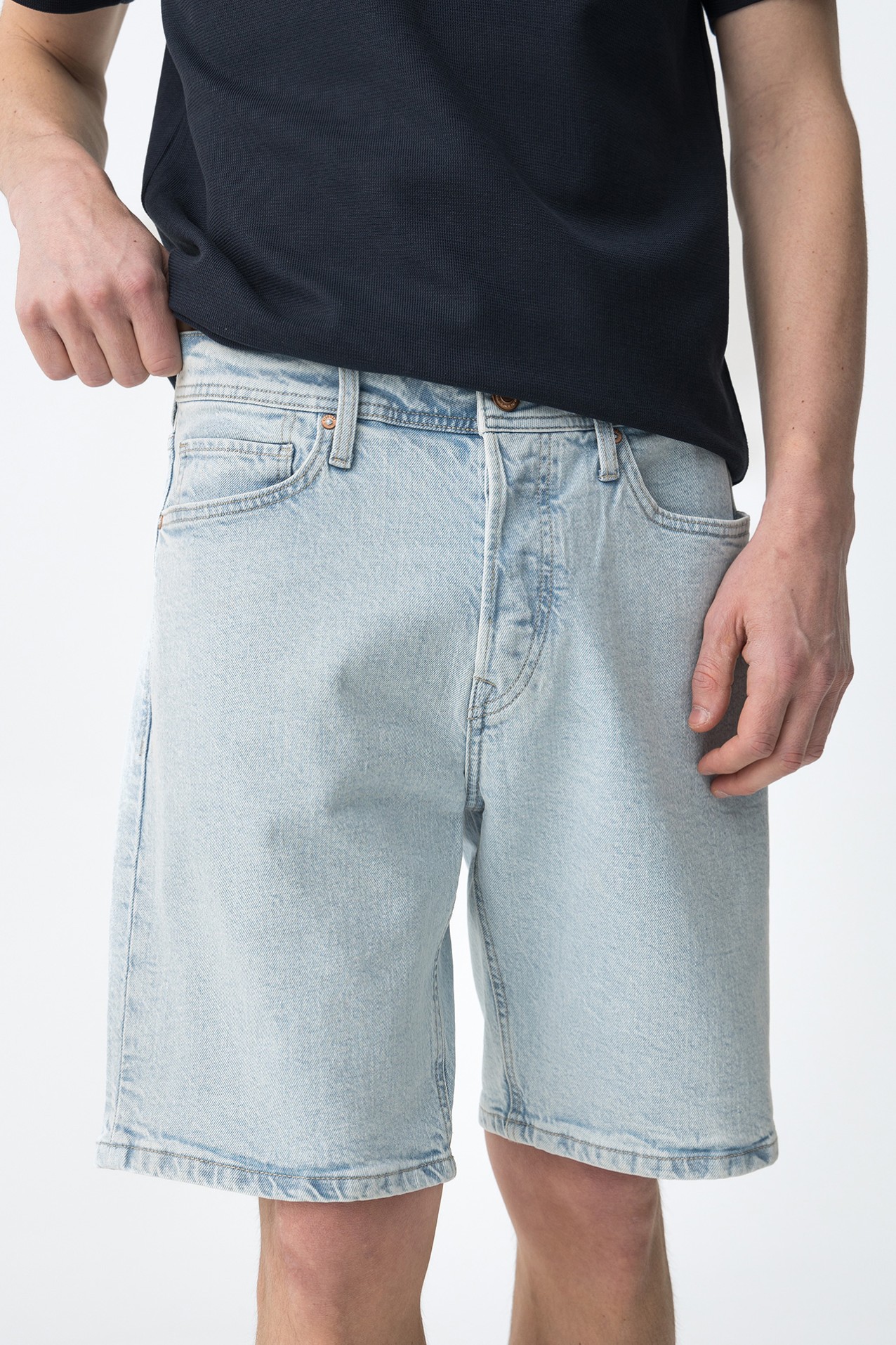 Cal��es relaxed fit azul claro