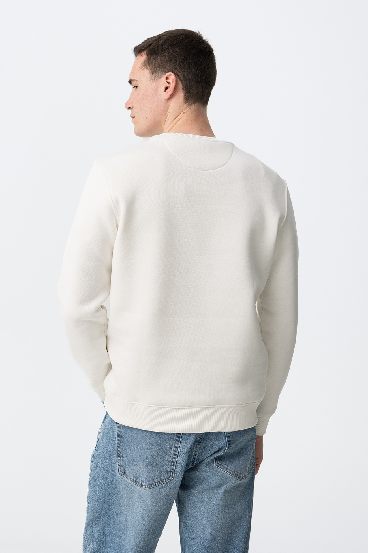 Sweatshirt cru corte regular