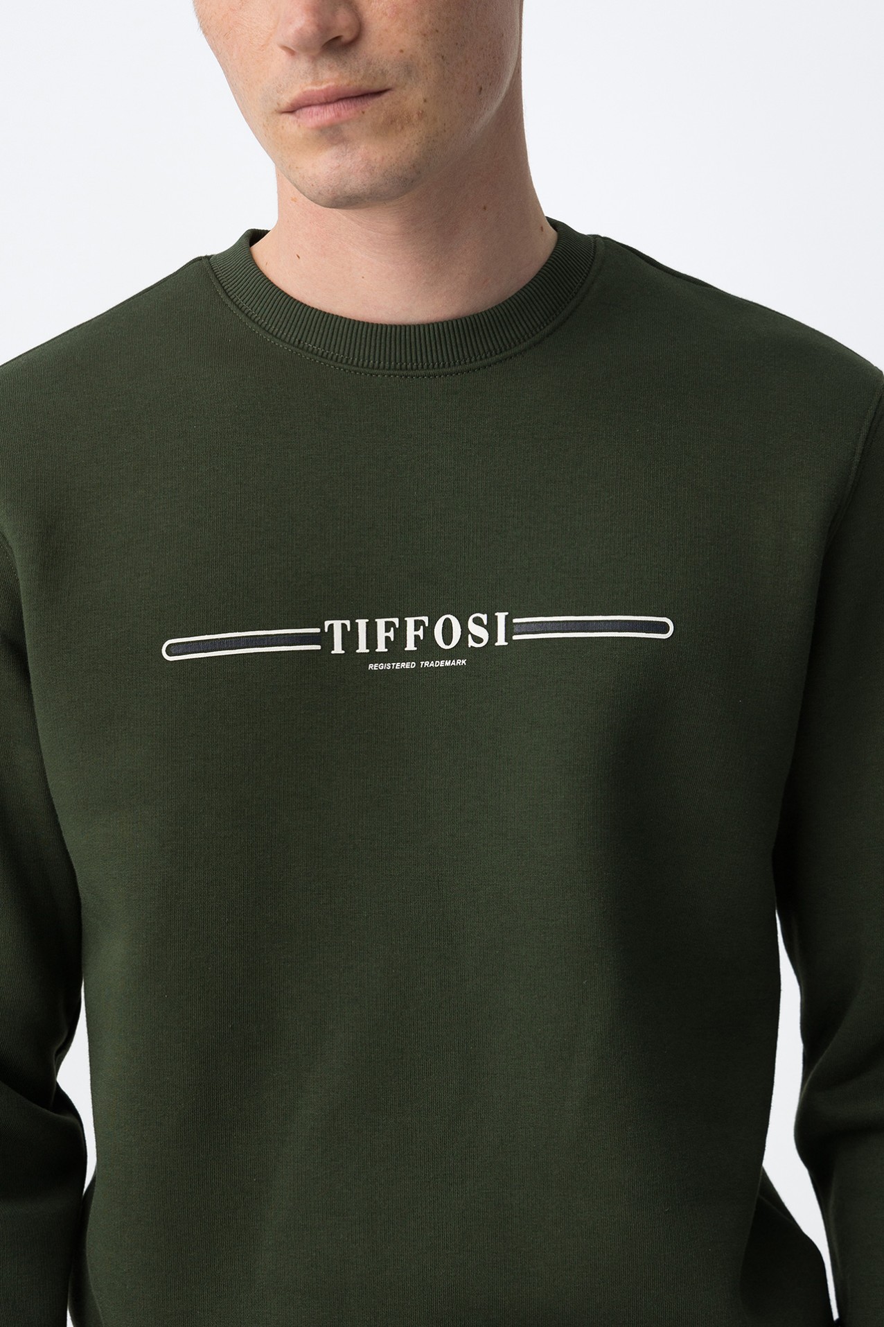 Sudadera verde casual