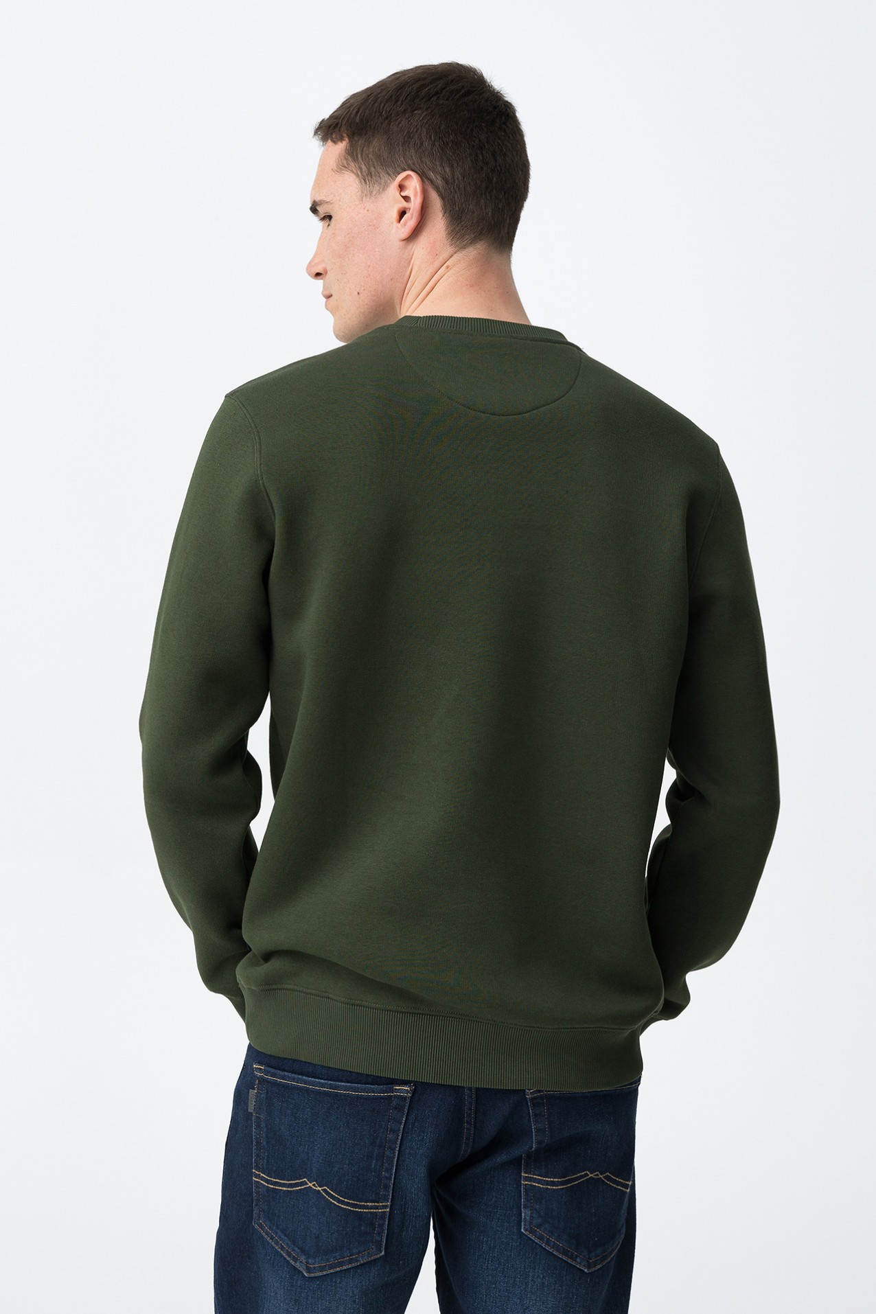 Sudadera verde casual