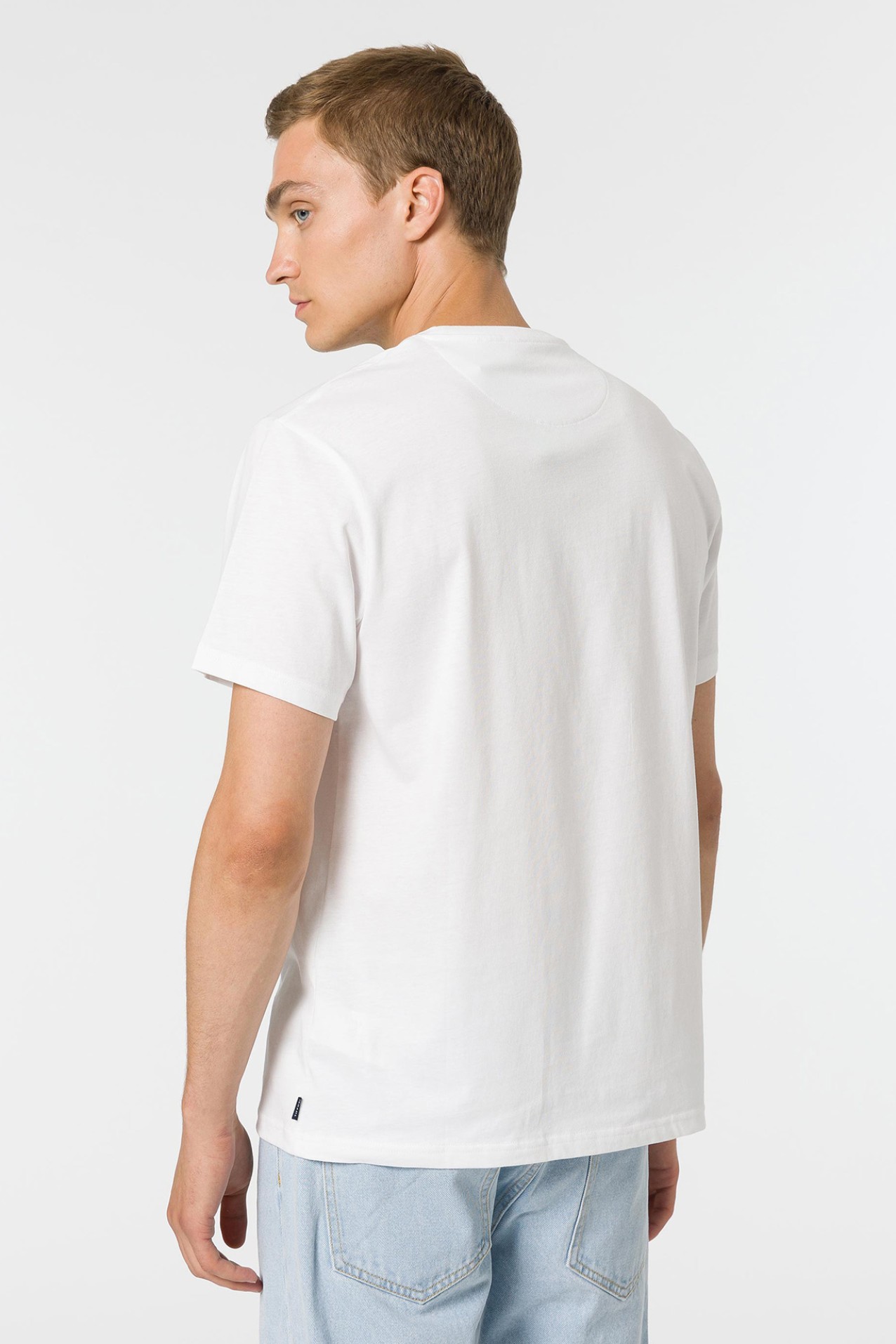 T-shirt de Algod�o com Relevo