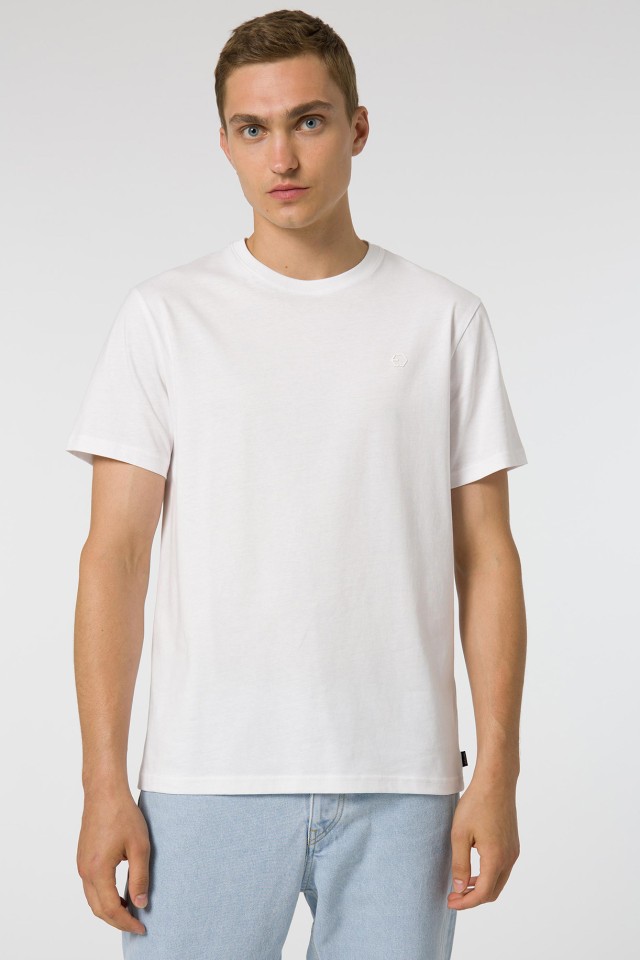 Camiseta de Algod�n con Relieve