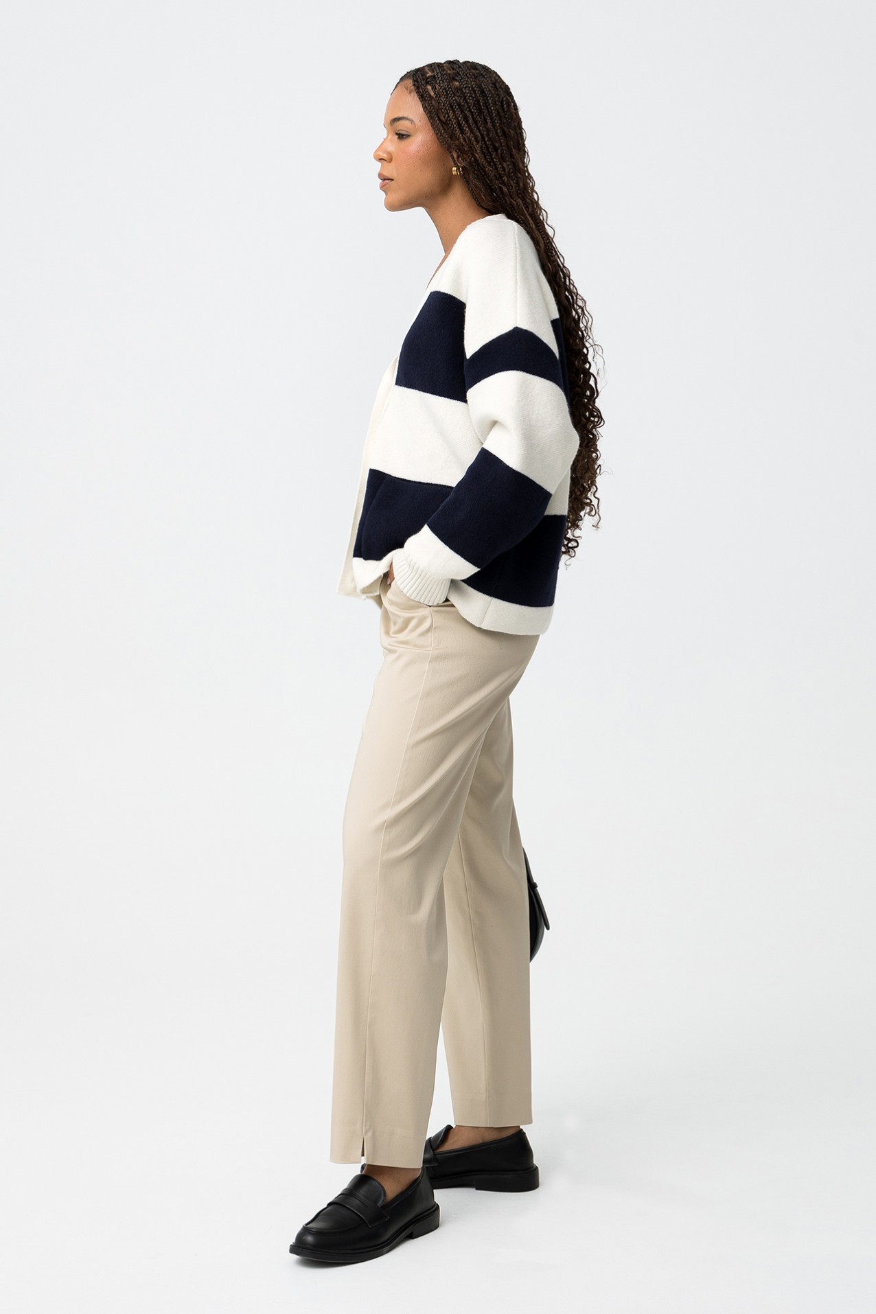 Cal�as Chino com Cinto
