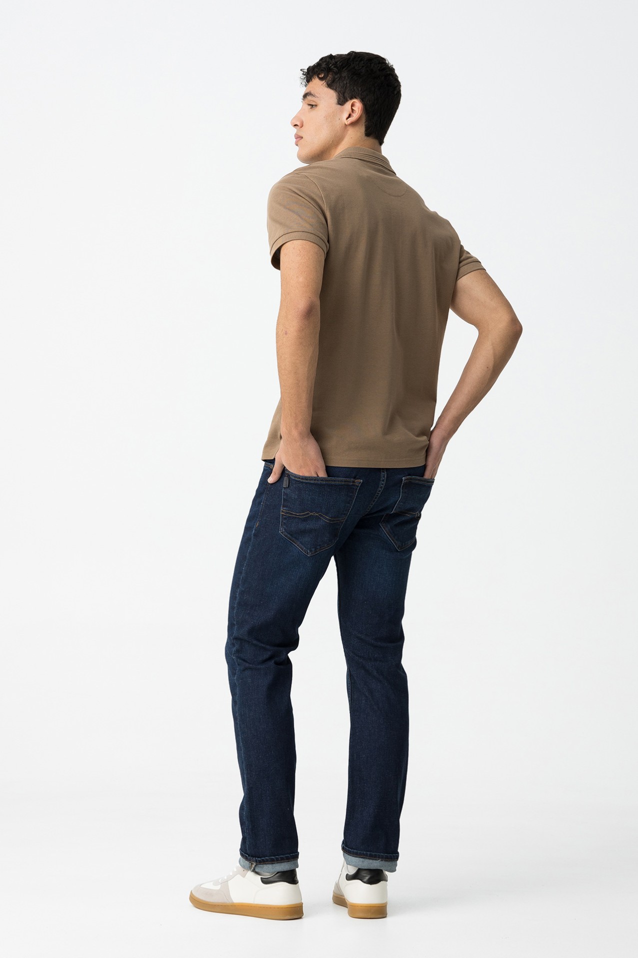 Jeans Slim Straight Azul