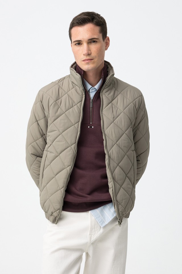 Quilted Green Jacket