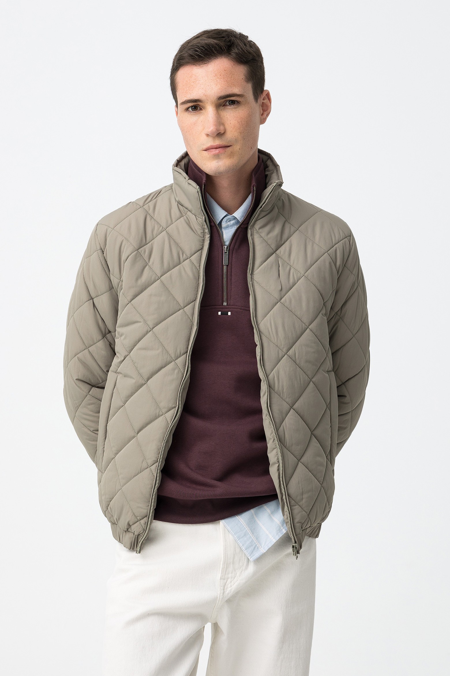 Quilted Green Jacket