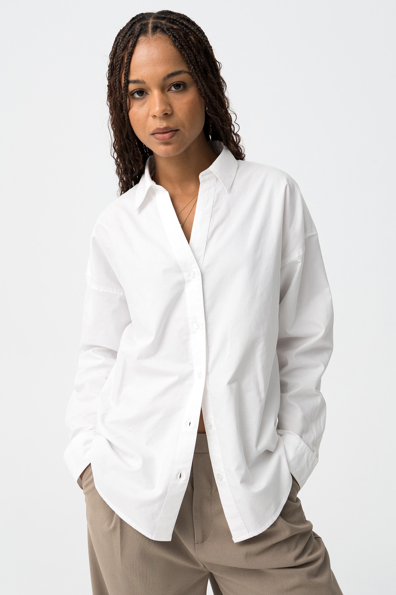 Relaxed V-Neck Shirt