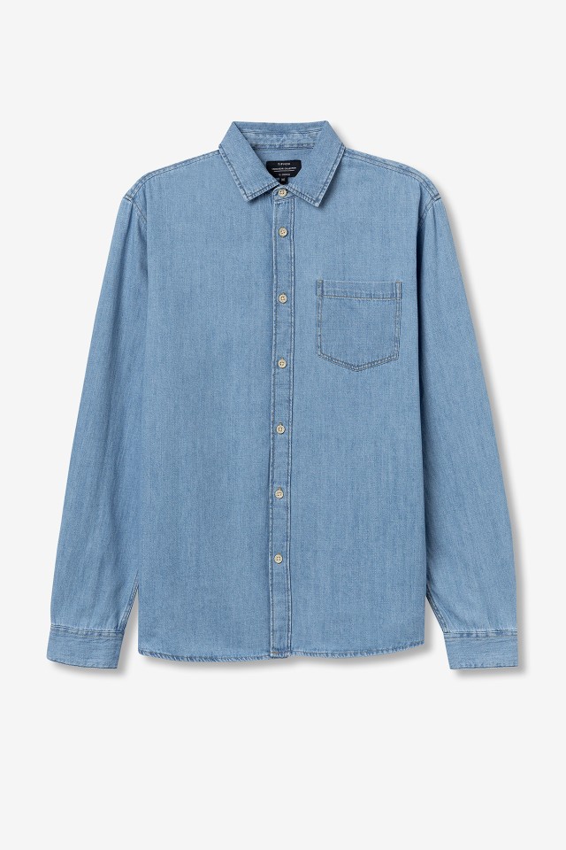 Camisa Denim Regular Fit Camisa Denim Regular Fit