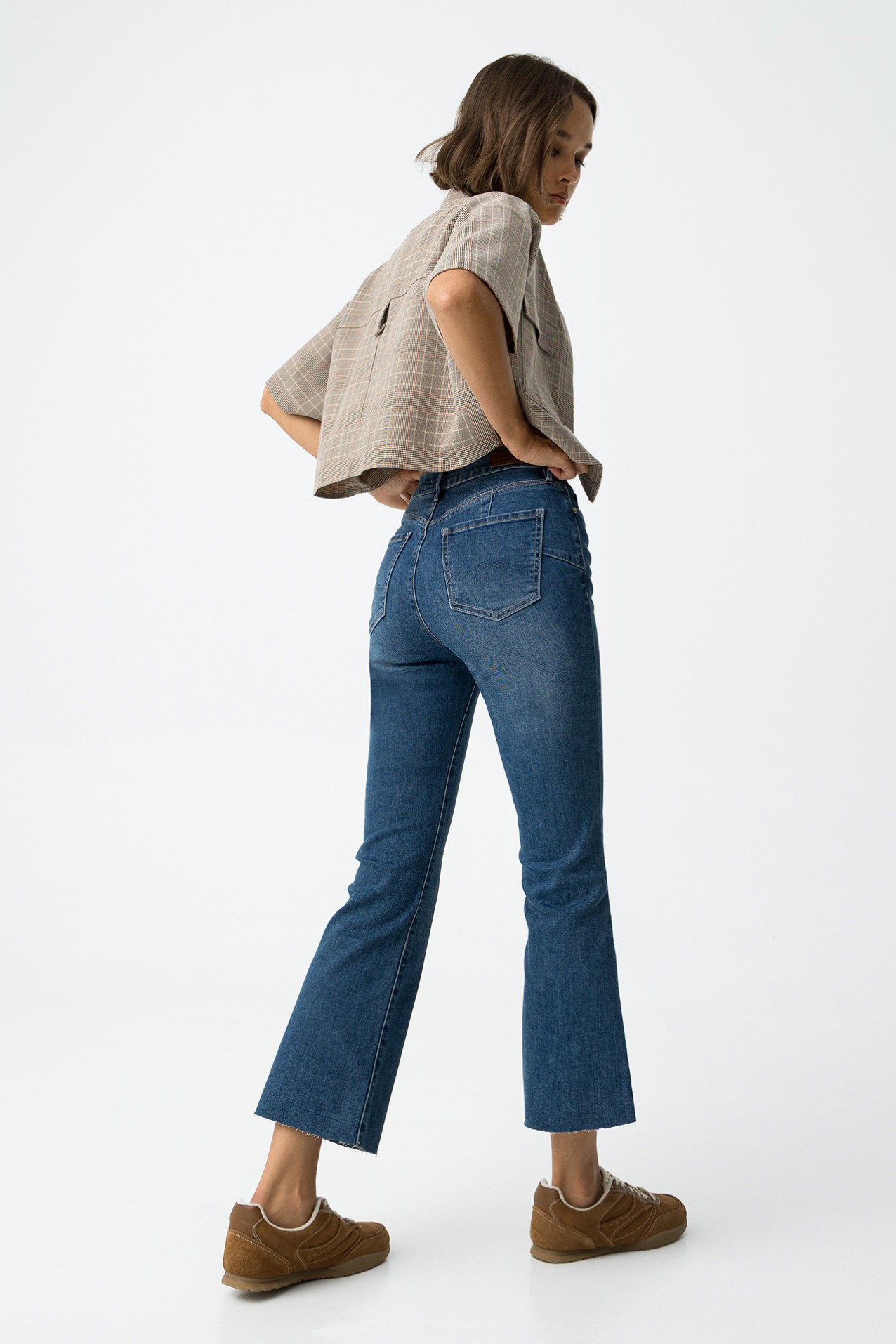 Cropped Flare Jeans