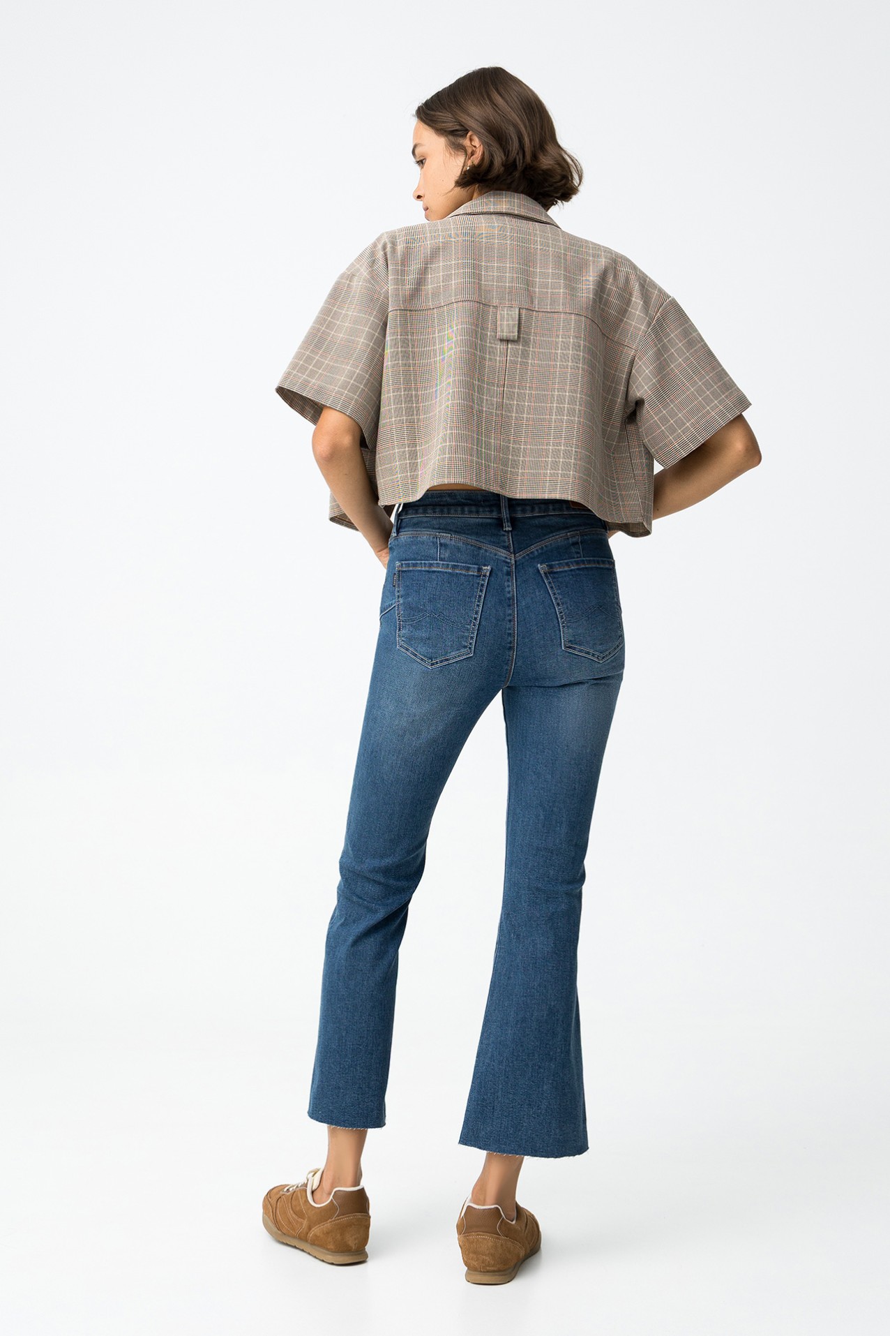 Cropped Flare Jeans