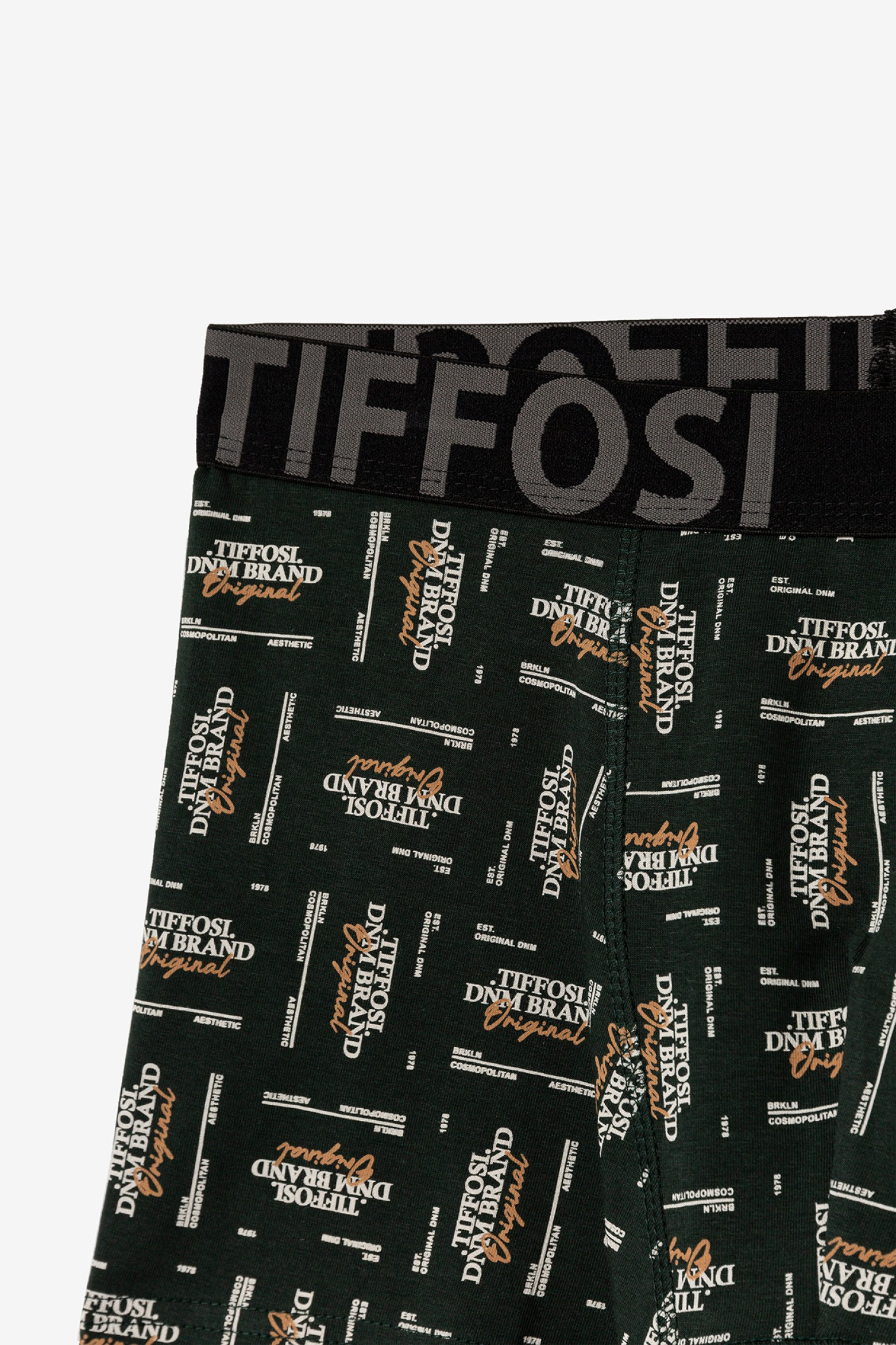 Dark Green Graphic Boxers