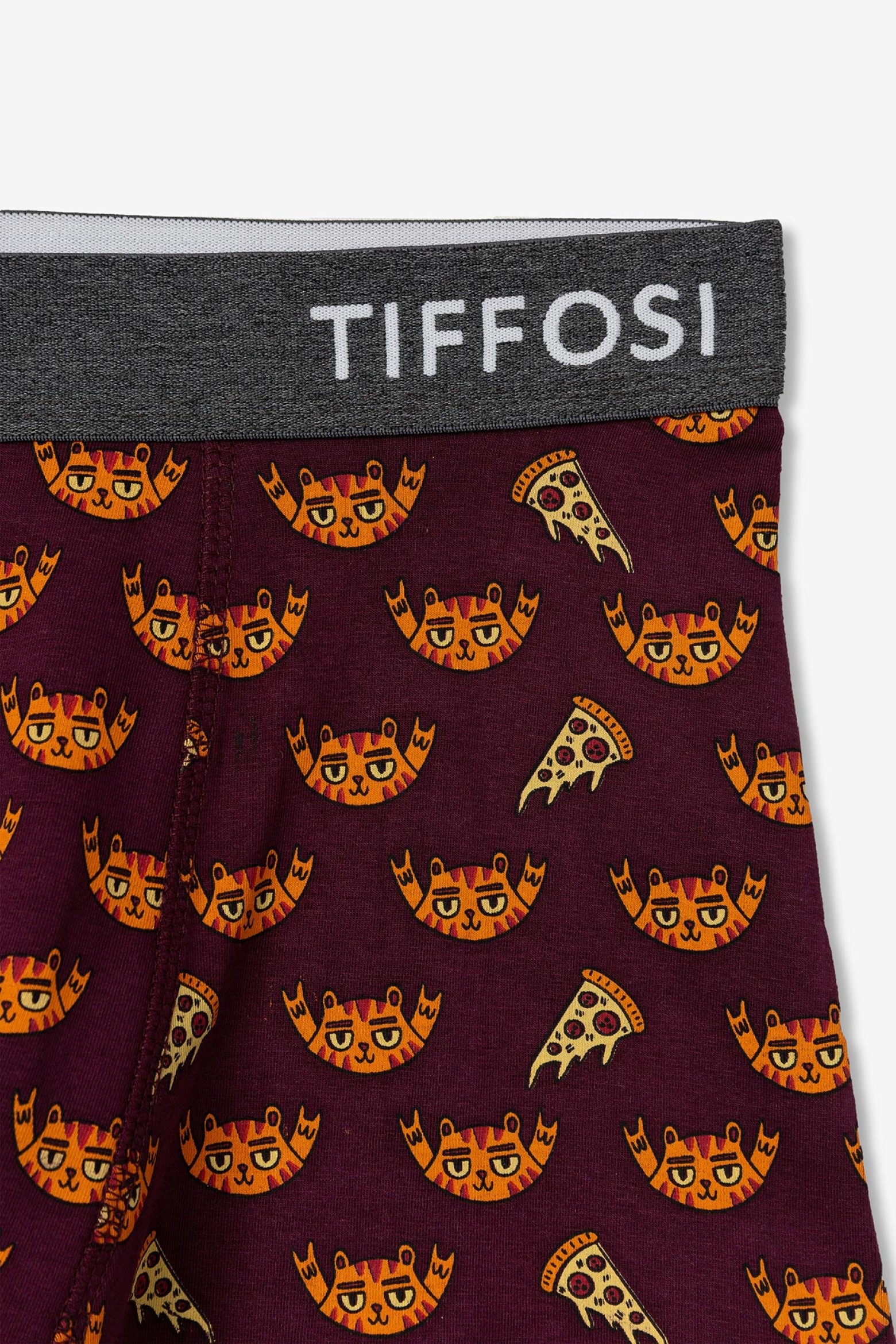 Red Pizza Cat Boxers