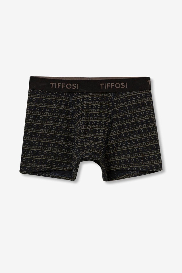 Boxers geom�tricos azul marino