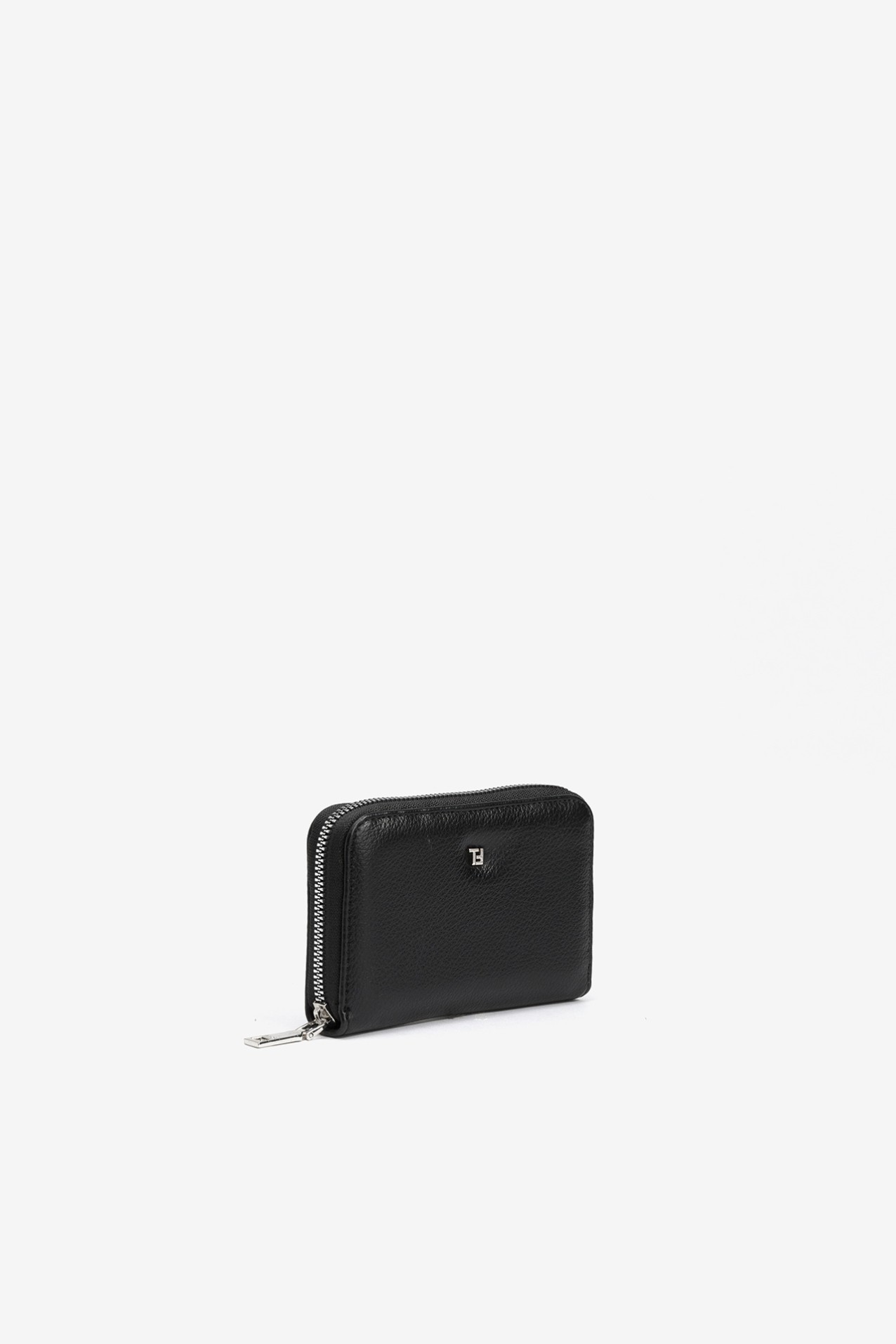Textured Coin Purse with Zip Closure
