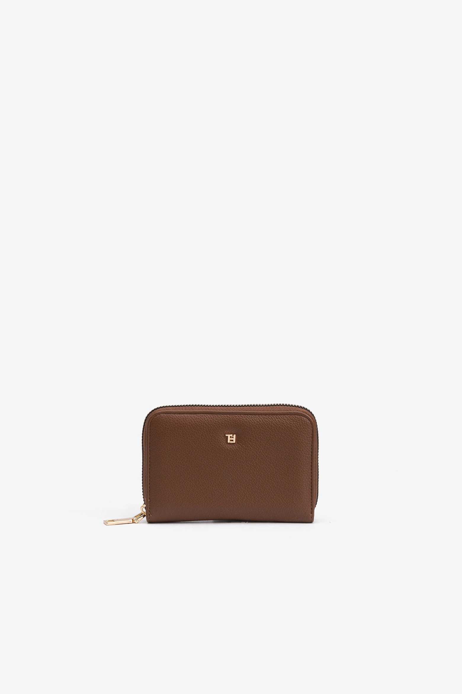 Textured Coin Purse with Zip Closure