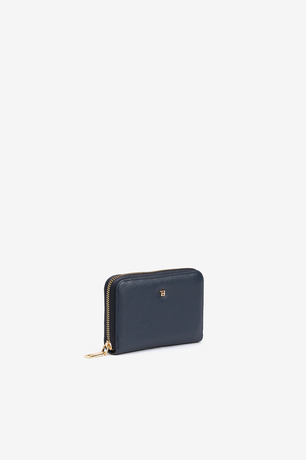 Textured Coin Purse with Zip Closure