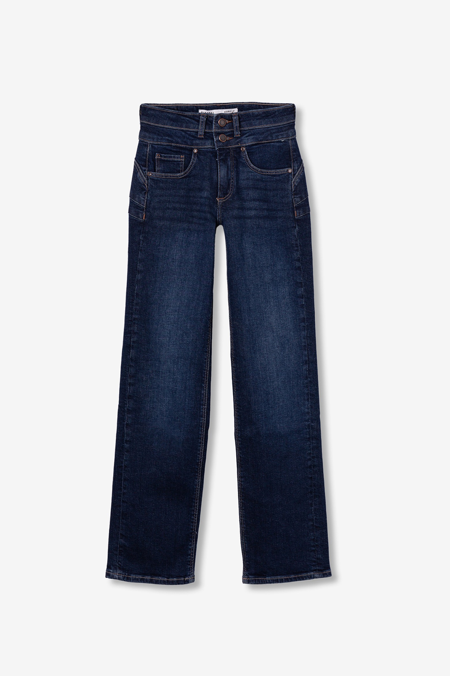 Double-Up Straight Jeans