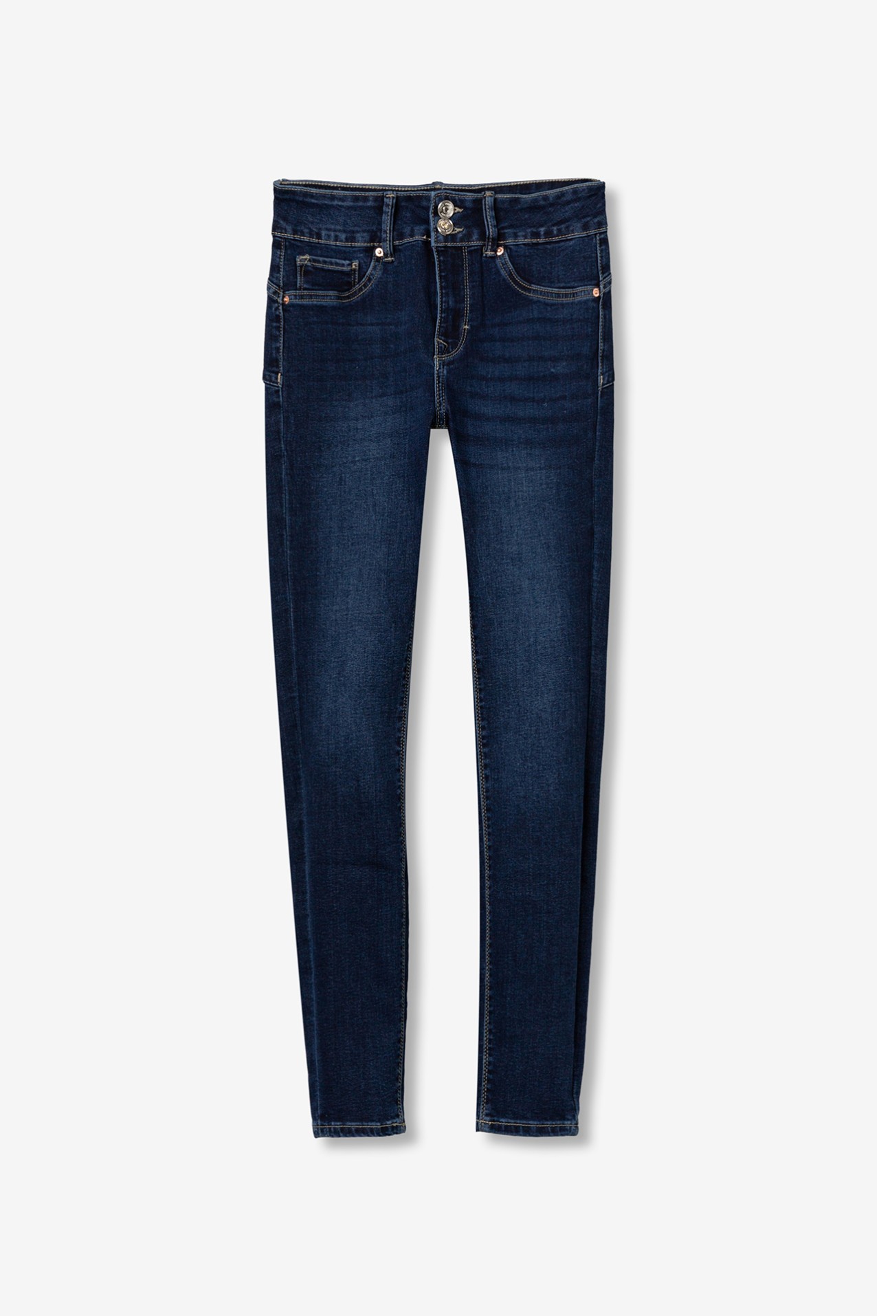 Light Push-up Skinny Jeans with Mid Waist
