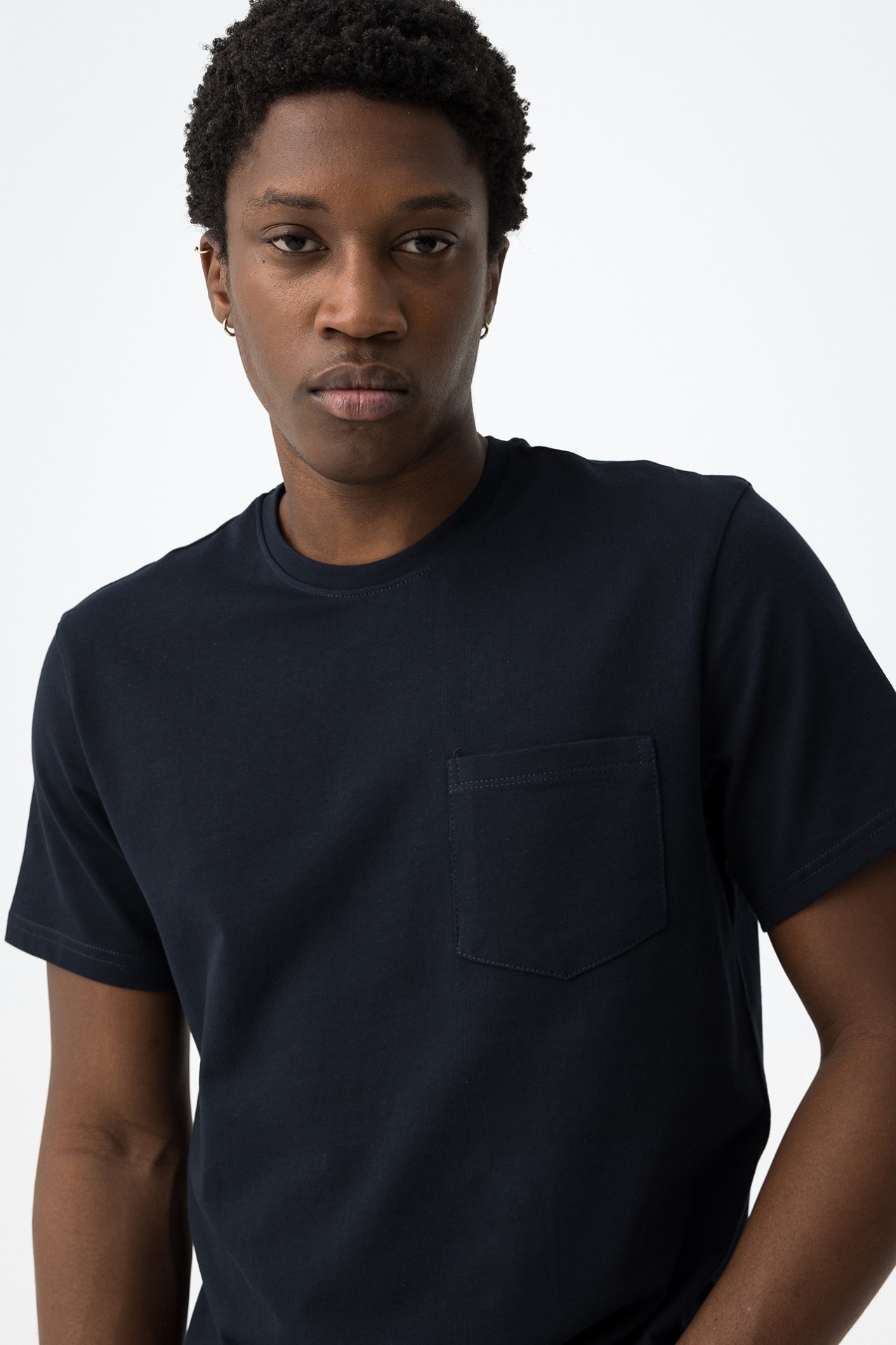 Dark Blue Pocket T-shirt
