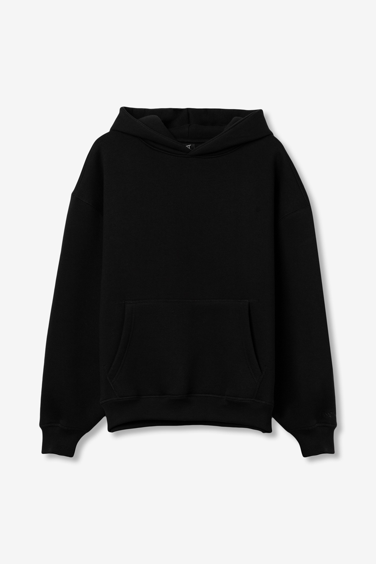 Black Boxy Hoodie