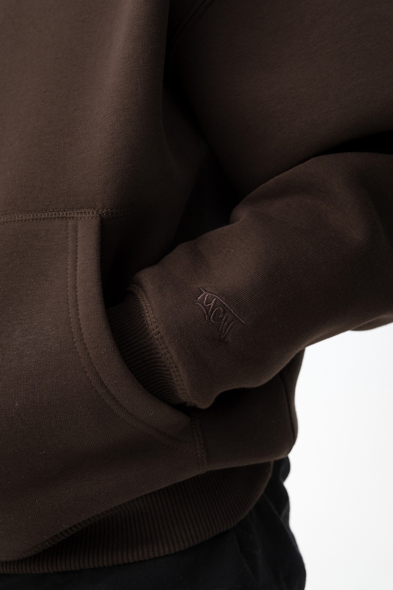 Hoodie Boxy Chocolate