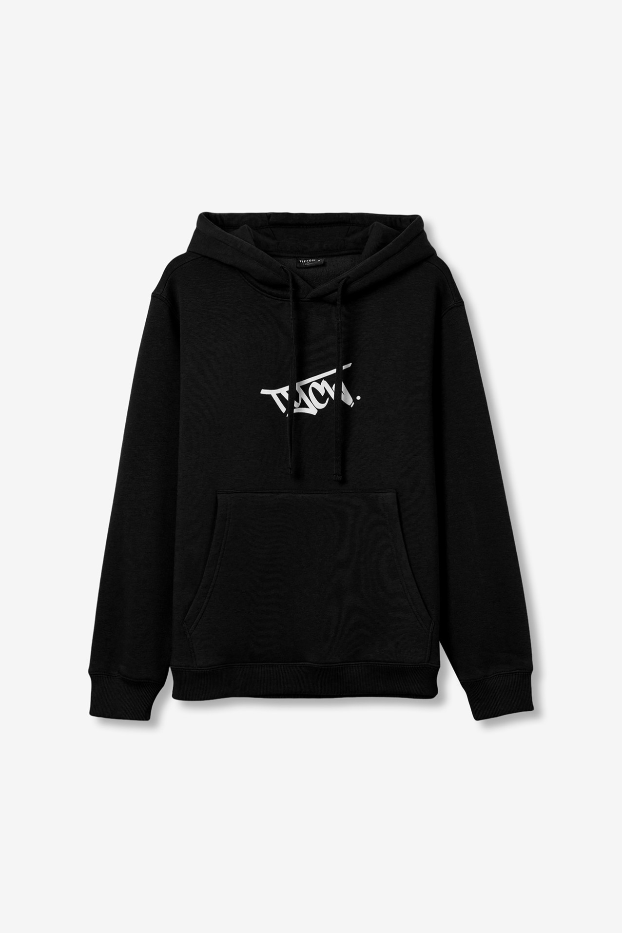 Black Hoodie With Graphic Print