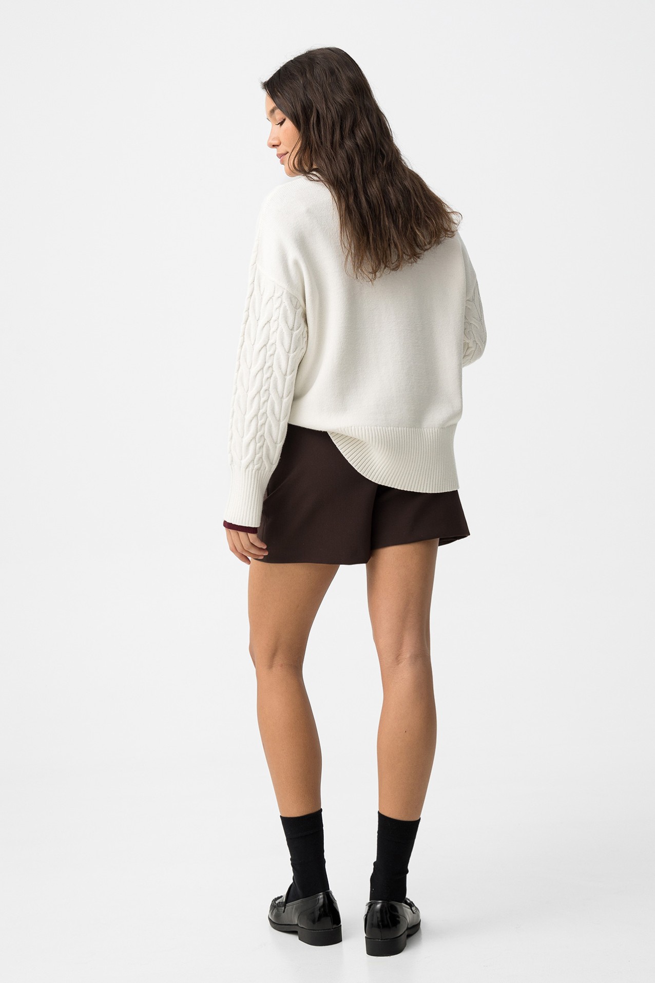 Chocolate Slim Non-Denim Shorts