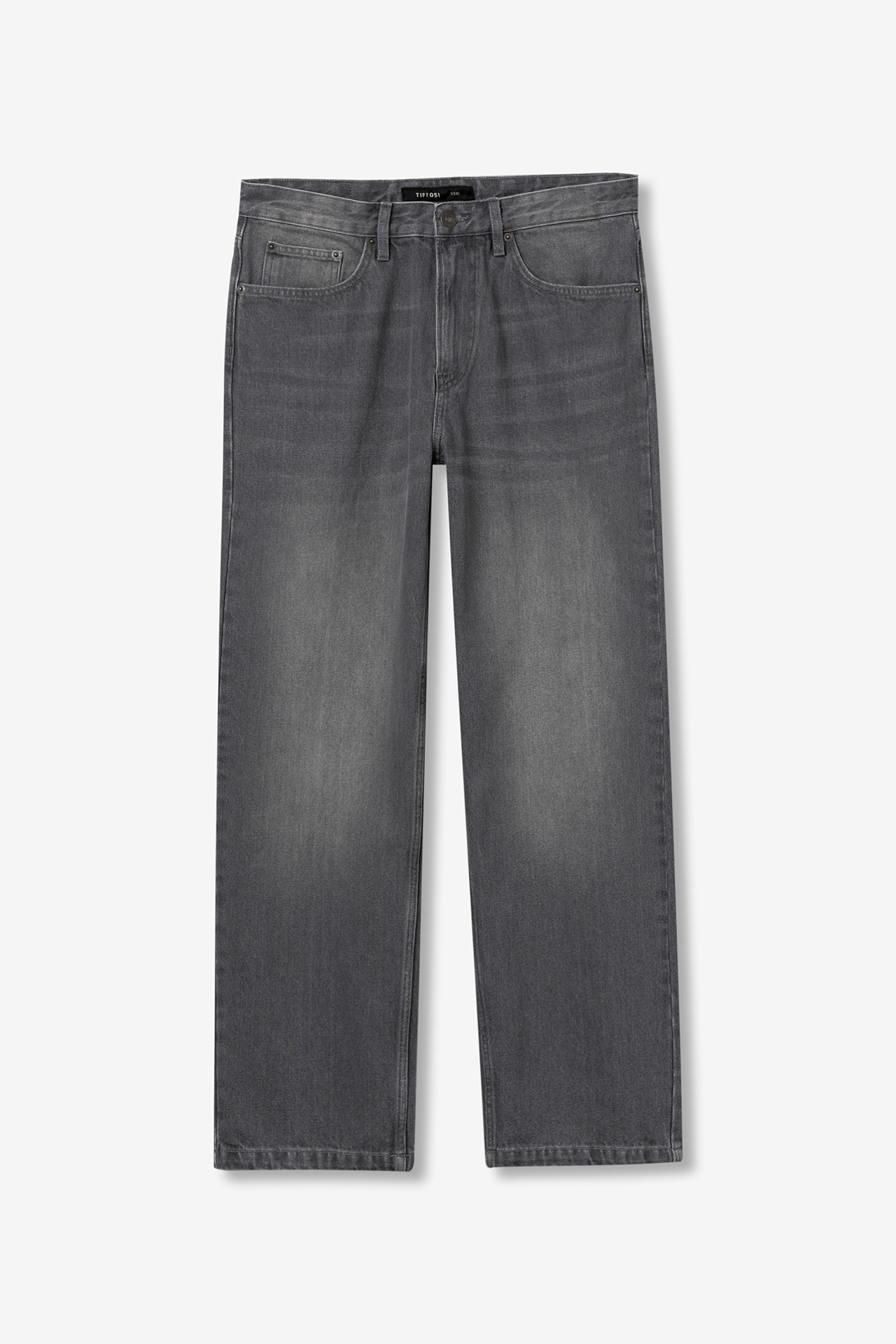 Jeans cinzentos super baggy