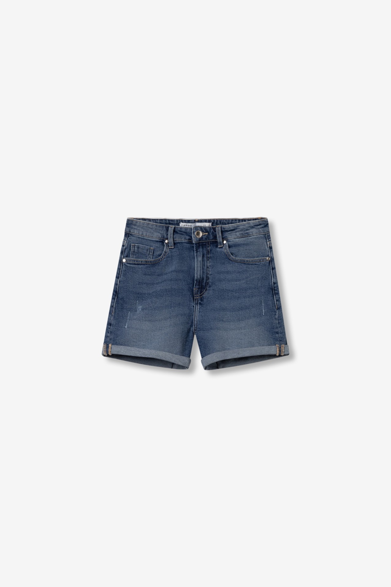 Woven Denim Shorts