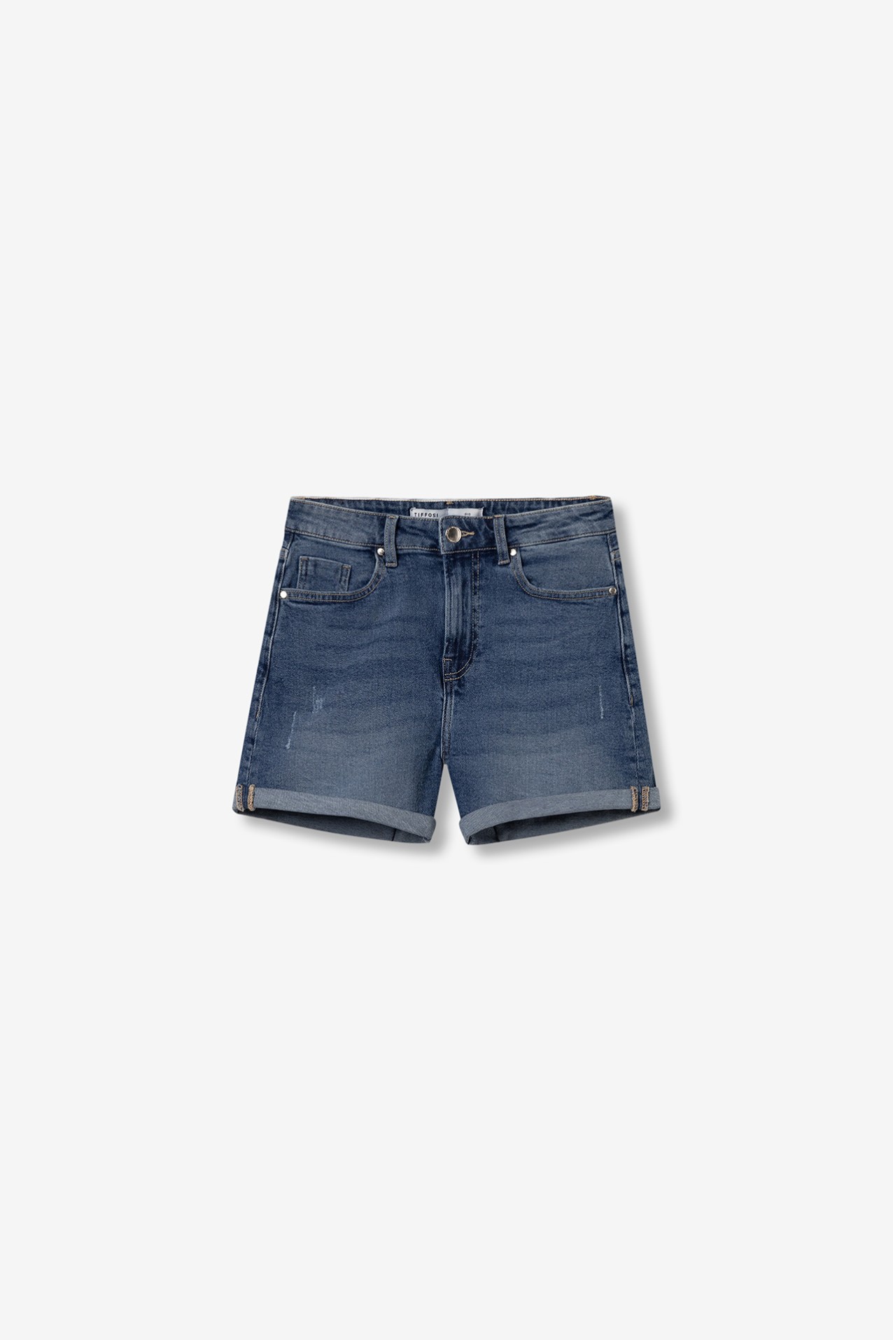 Woven Denim Shorts