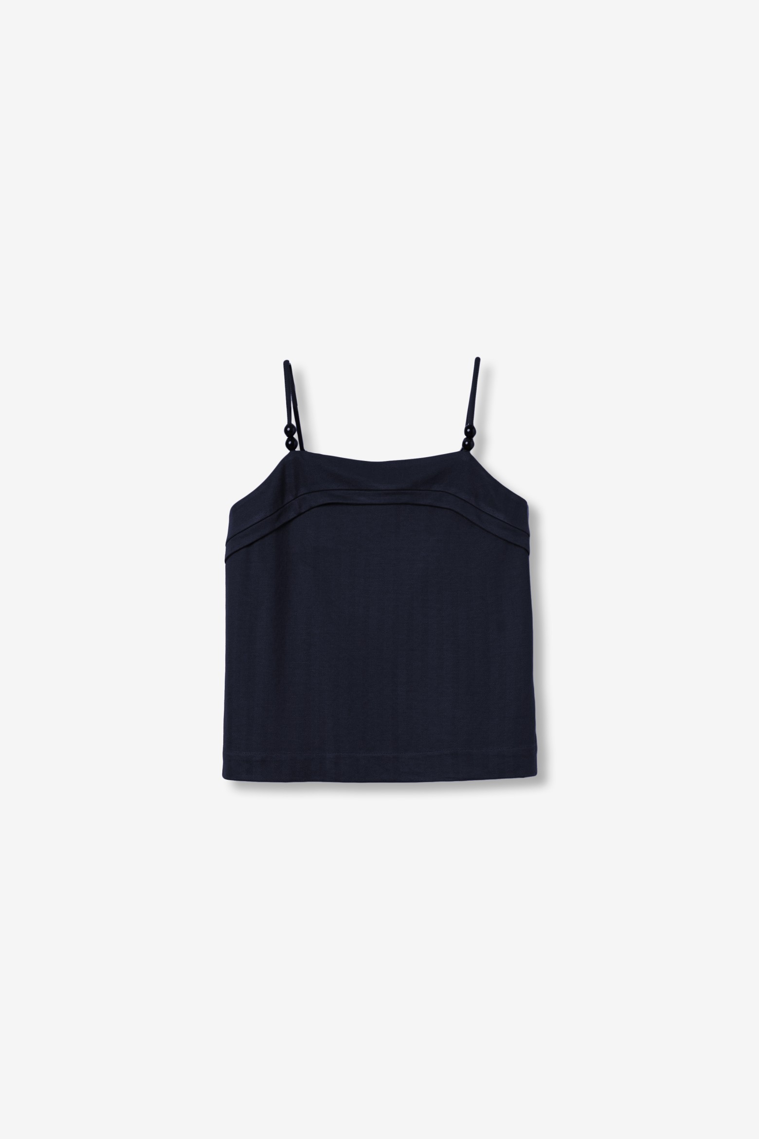 Dark Blue Minimalist Crop
