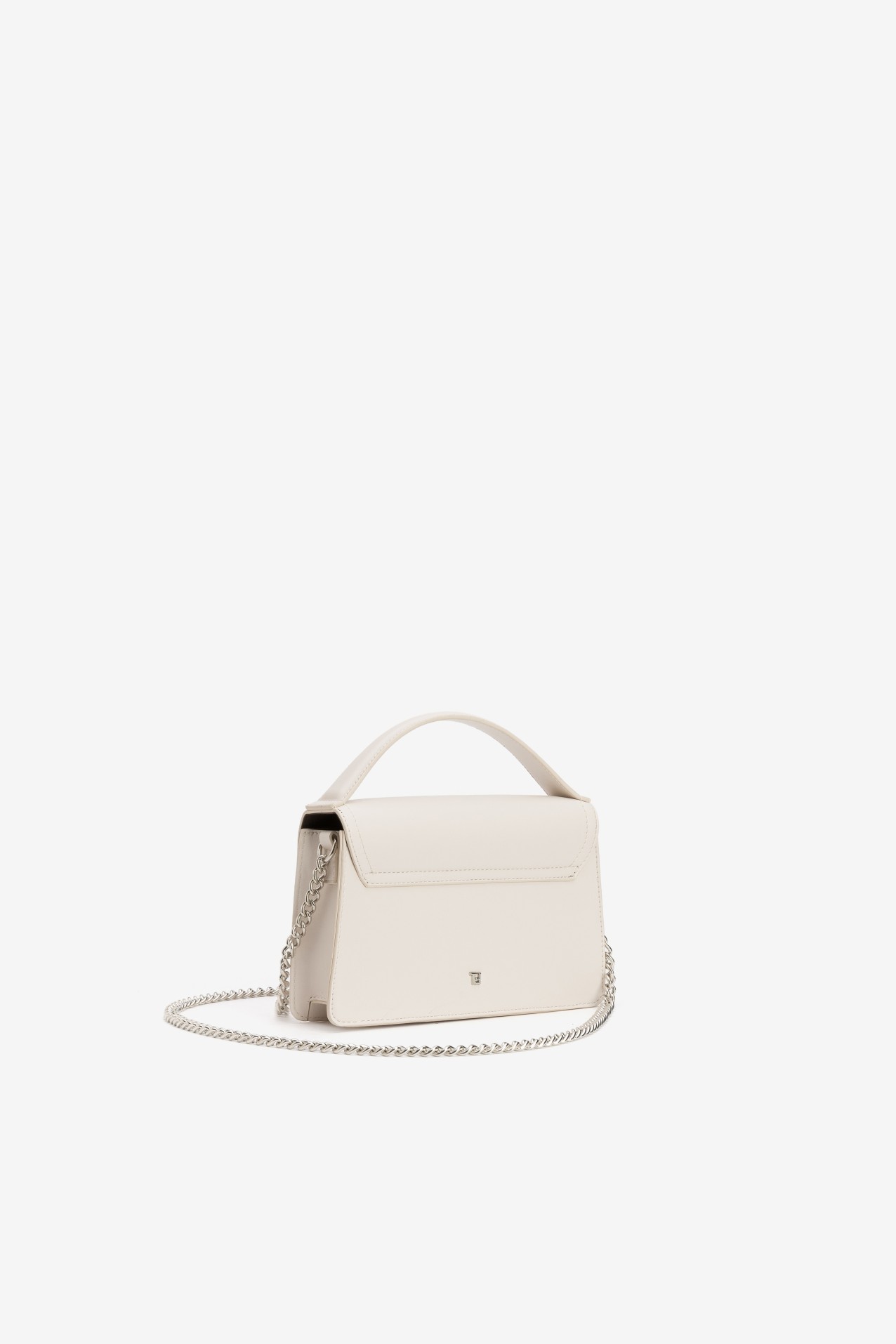 Beige Chain Crossbody Bag