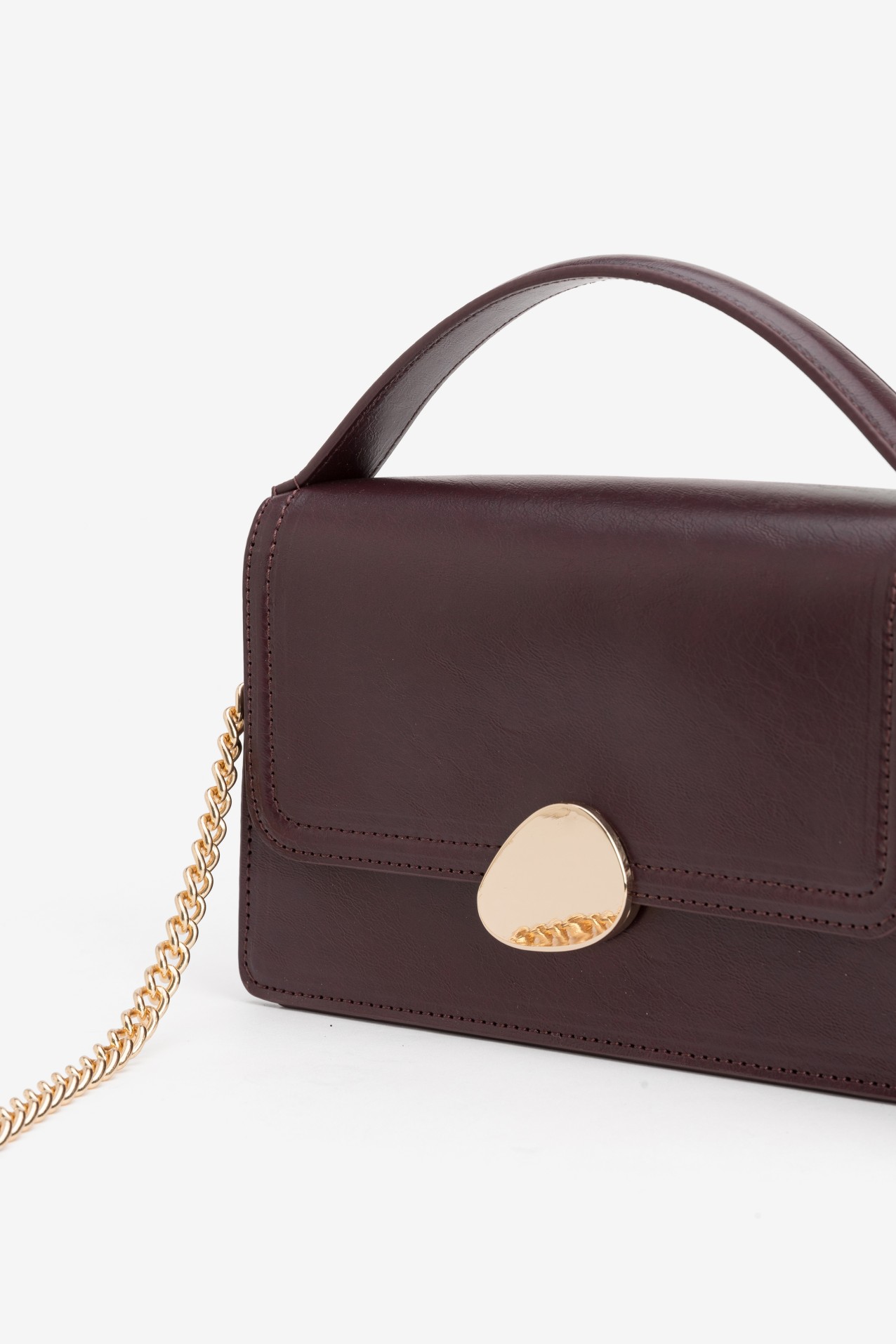 Dark Wine Mini Crossbody Bag