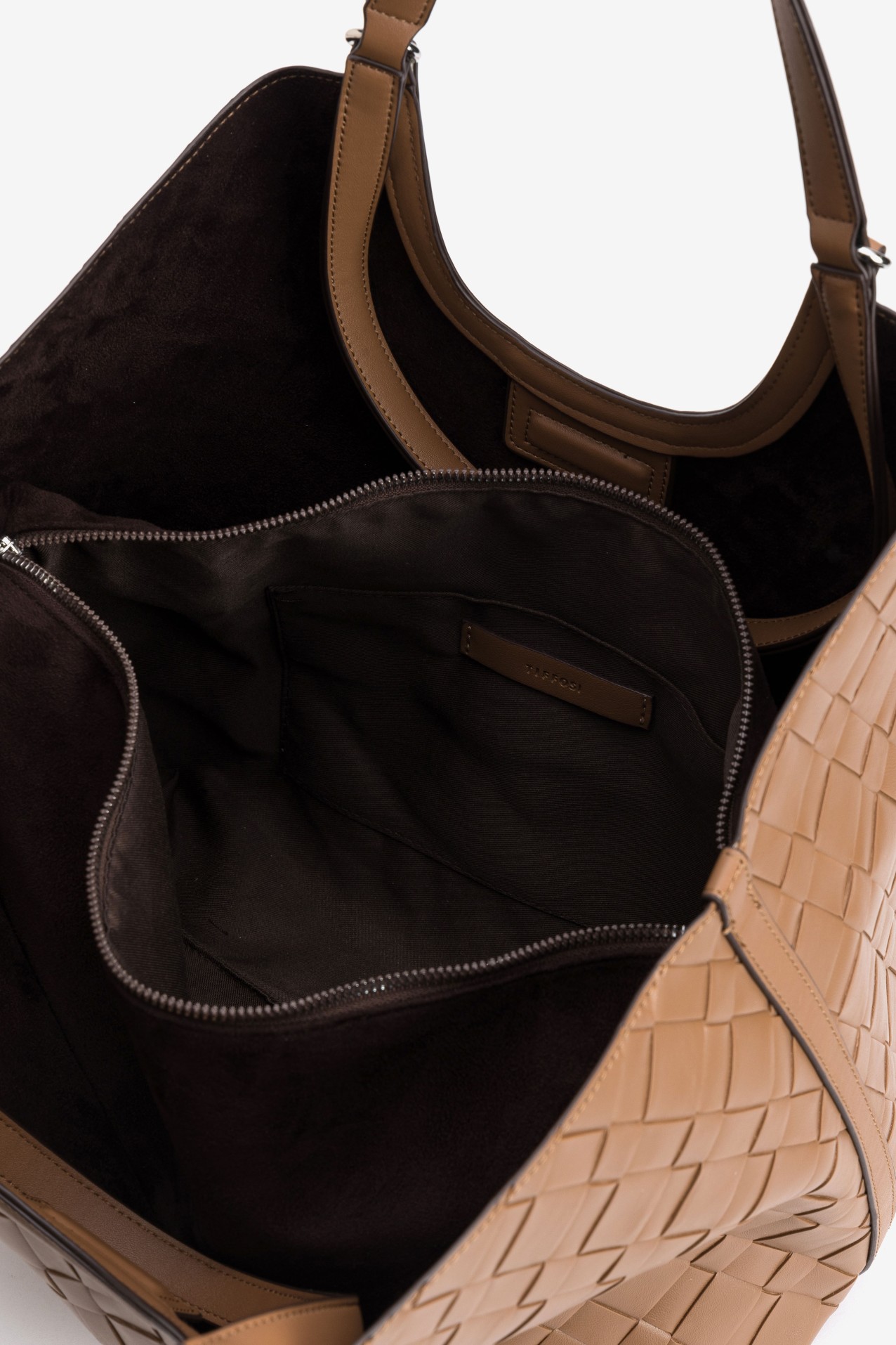 Shopper castanho tran�ado chic